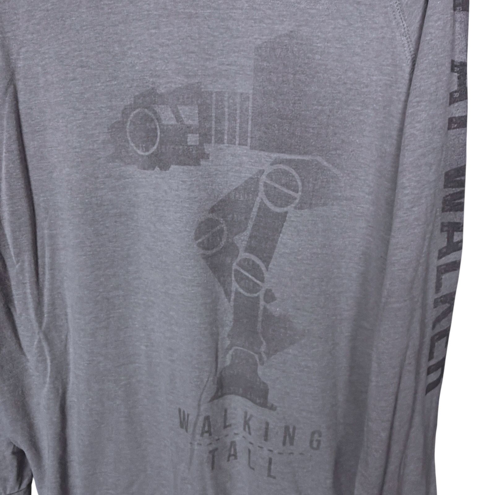 Star Wars Disney Star Wars Gray Shirt Mens L AT-AT Walker Tall L/S Size US L / EU 52-54 / 3 - 3 Thumbnail
