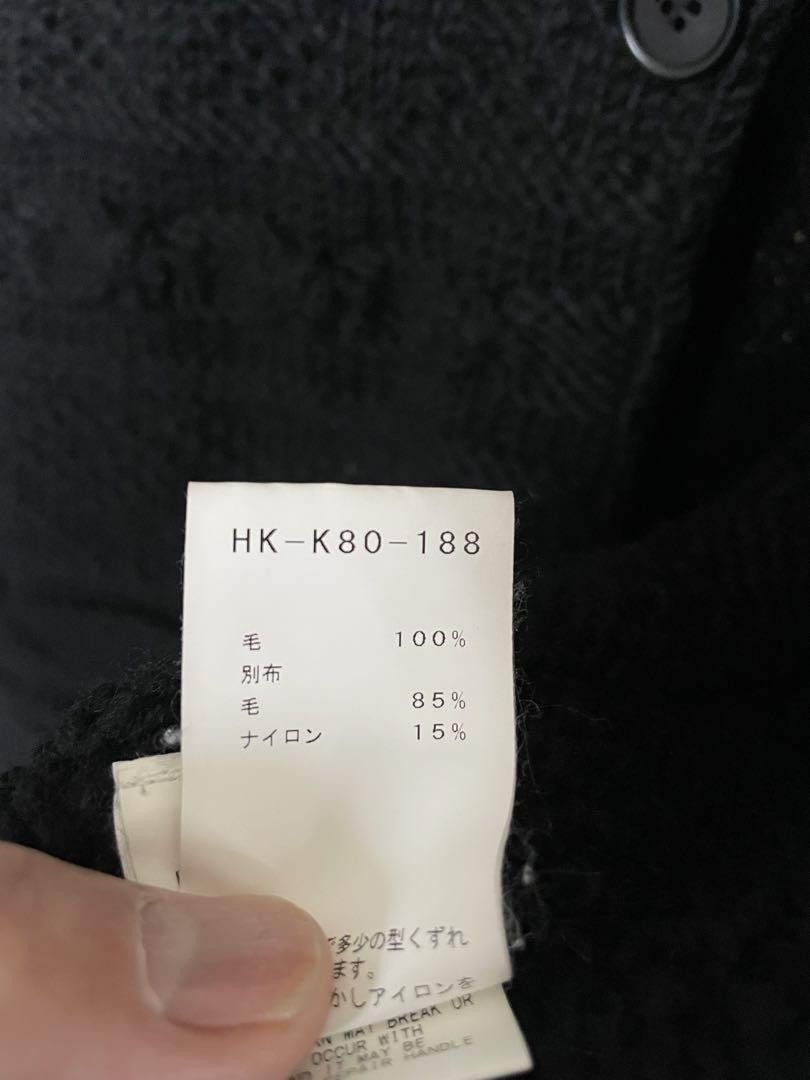 Yohji Yamamoto Yohji Yamamoto Pour homme 17aw cable long knit cardigan Size US L / EU 52-54 / 3 - 5 Thumbnail