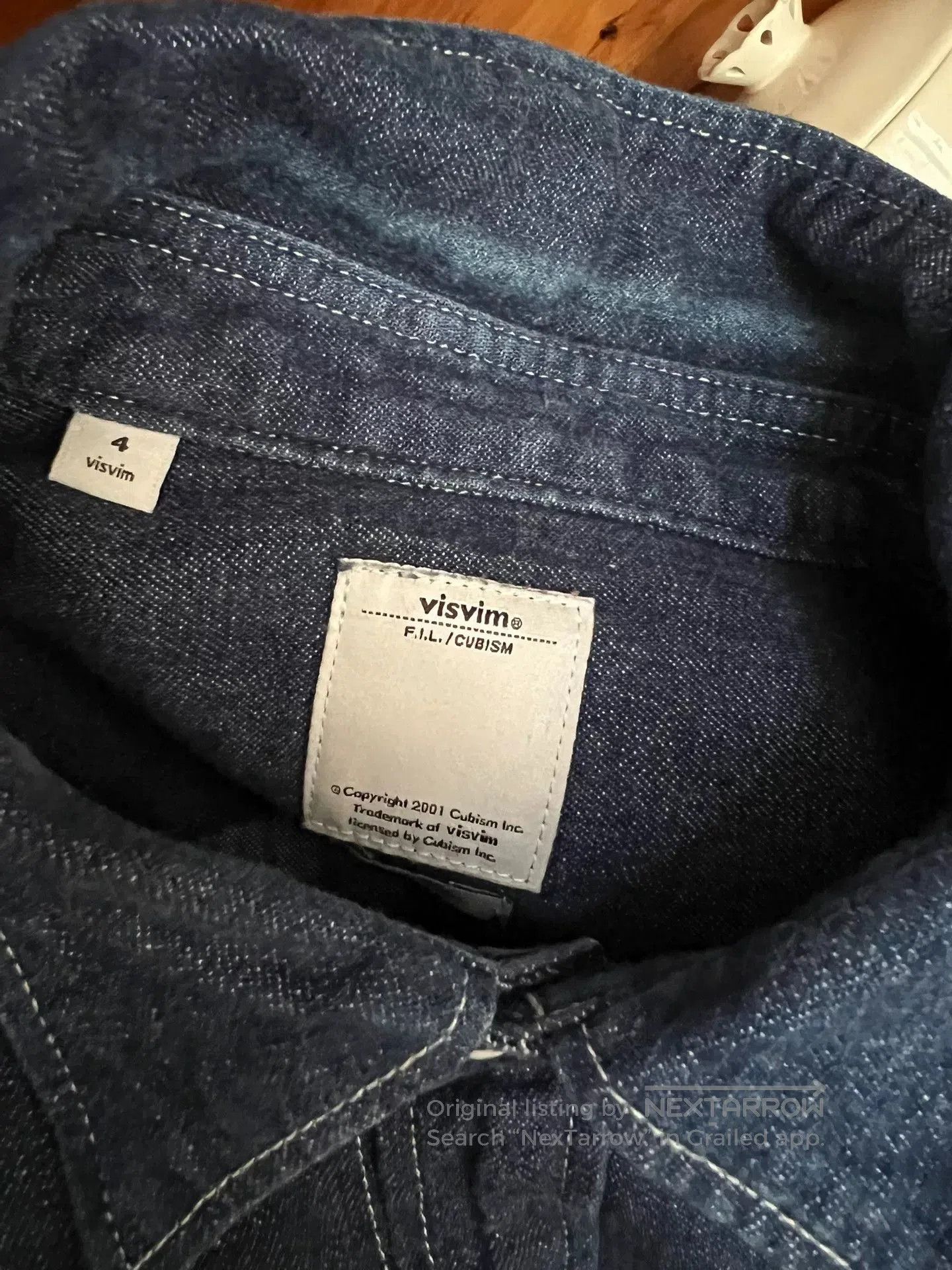 Visvim authentic visvim blue dye denim shirt. Size US M / EU 48-50 / 2 - 7 Thumbnail