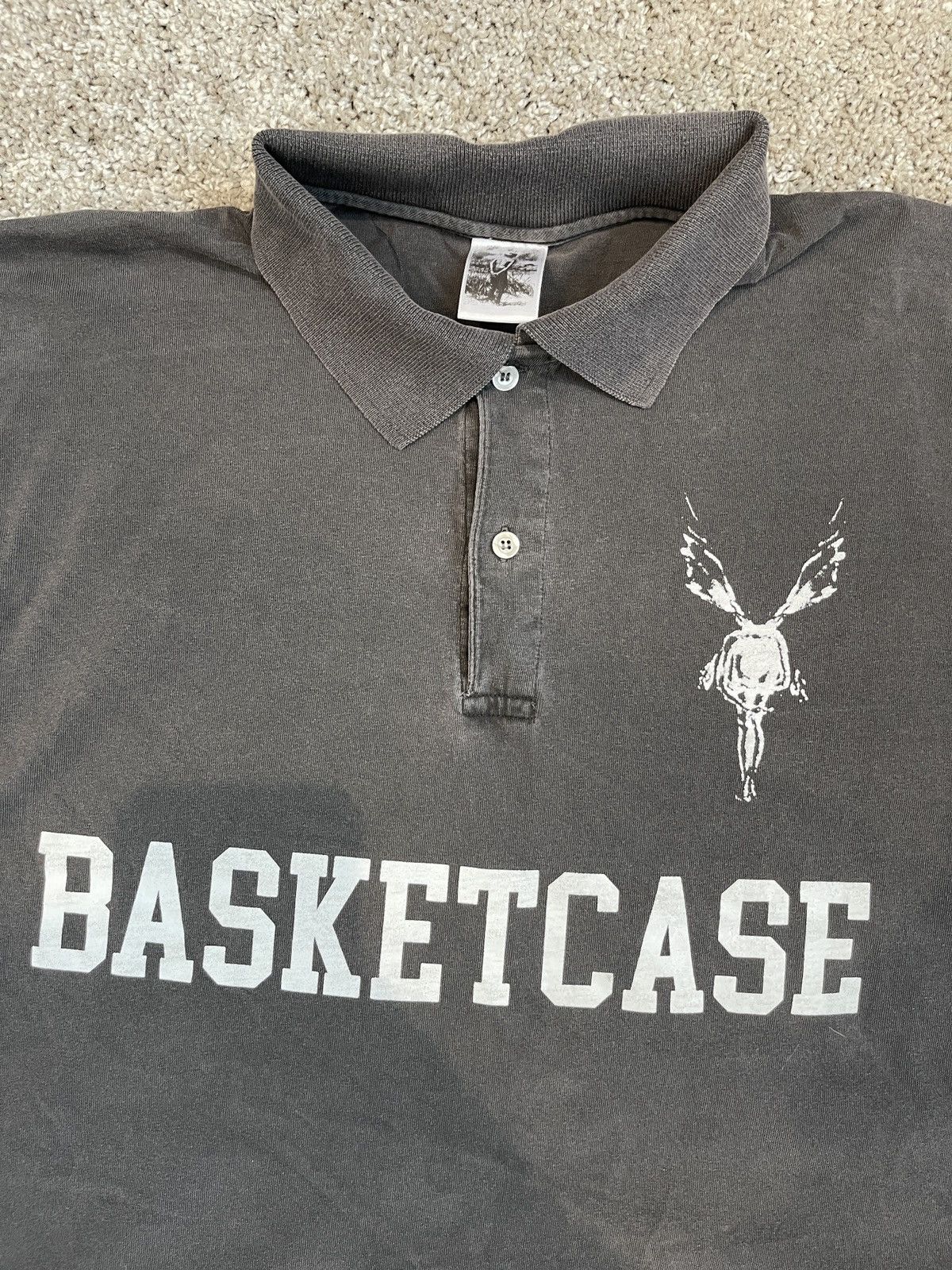 トップス Basketcase Athletica, polo (vintage) Basketcase Gallery Athletica Polo Vintage Black Size XXL