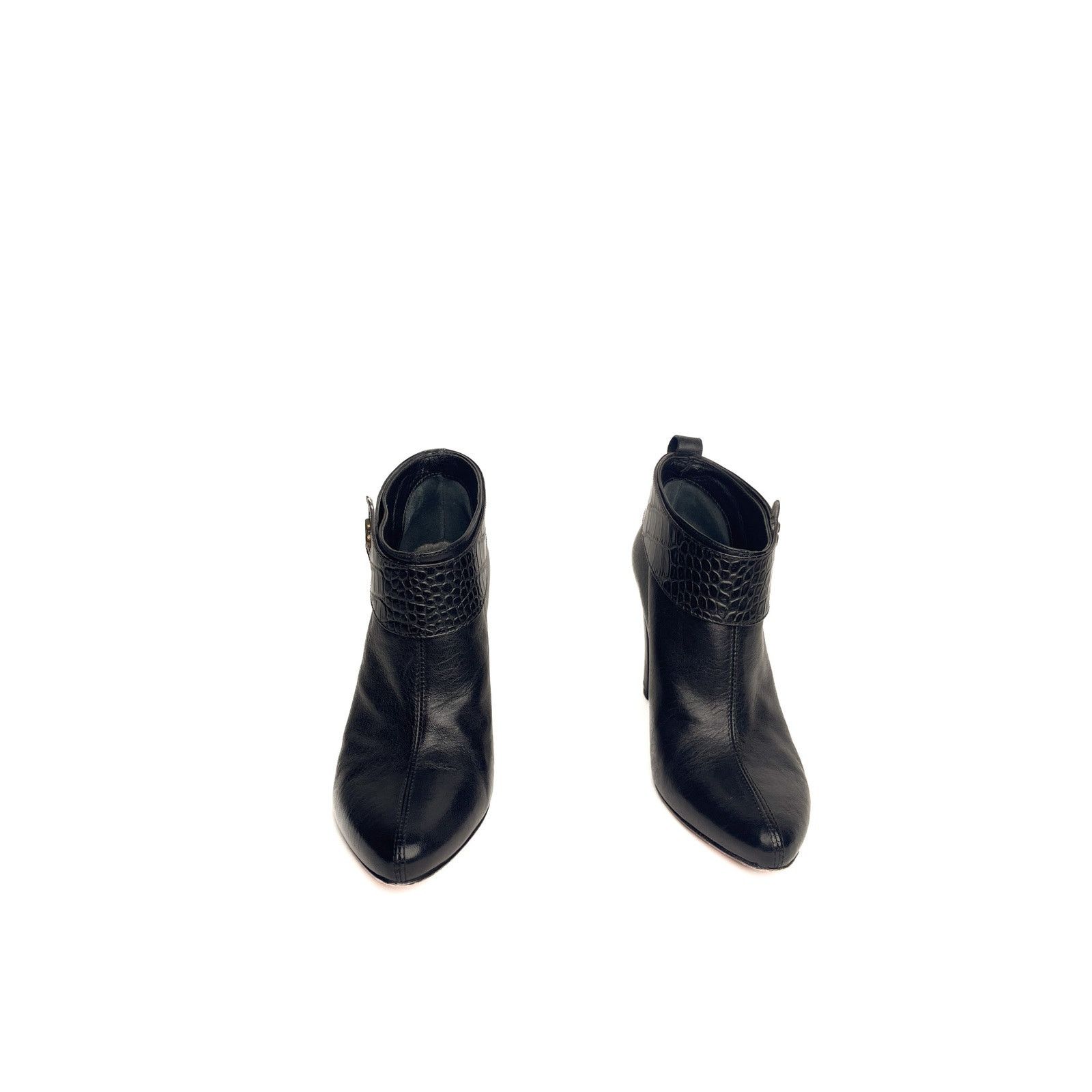 David Eden Black Boot Heels Size US 6 / IT 36 - 3 Thumbnail