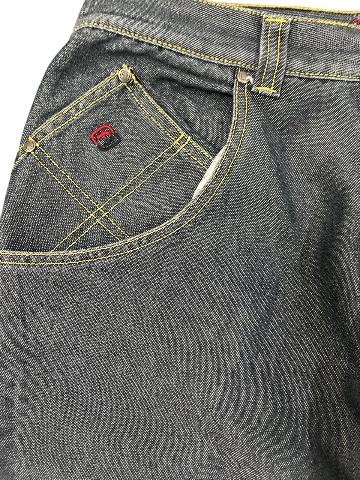 JNCO × Massive Vintage Freaky Massive Bob Baggy Jnco Style Denim Size US 33 - 5 Thumbnail