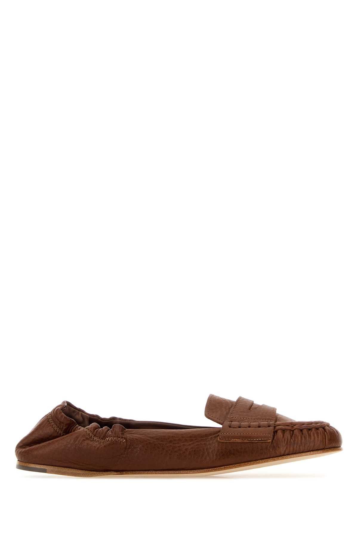 Dsquared2 Caramel Leather Loafers Size US 6 / IT 36 - 1 Thumbnail