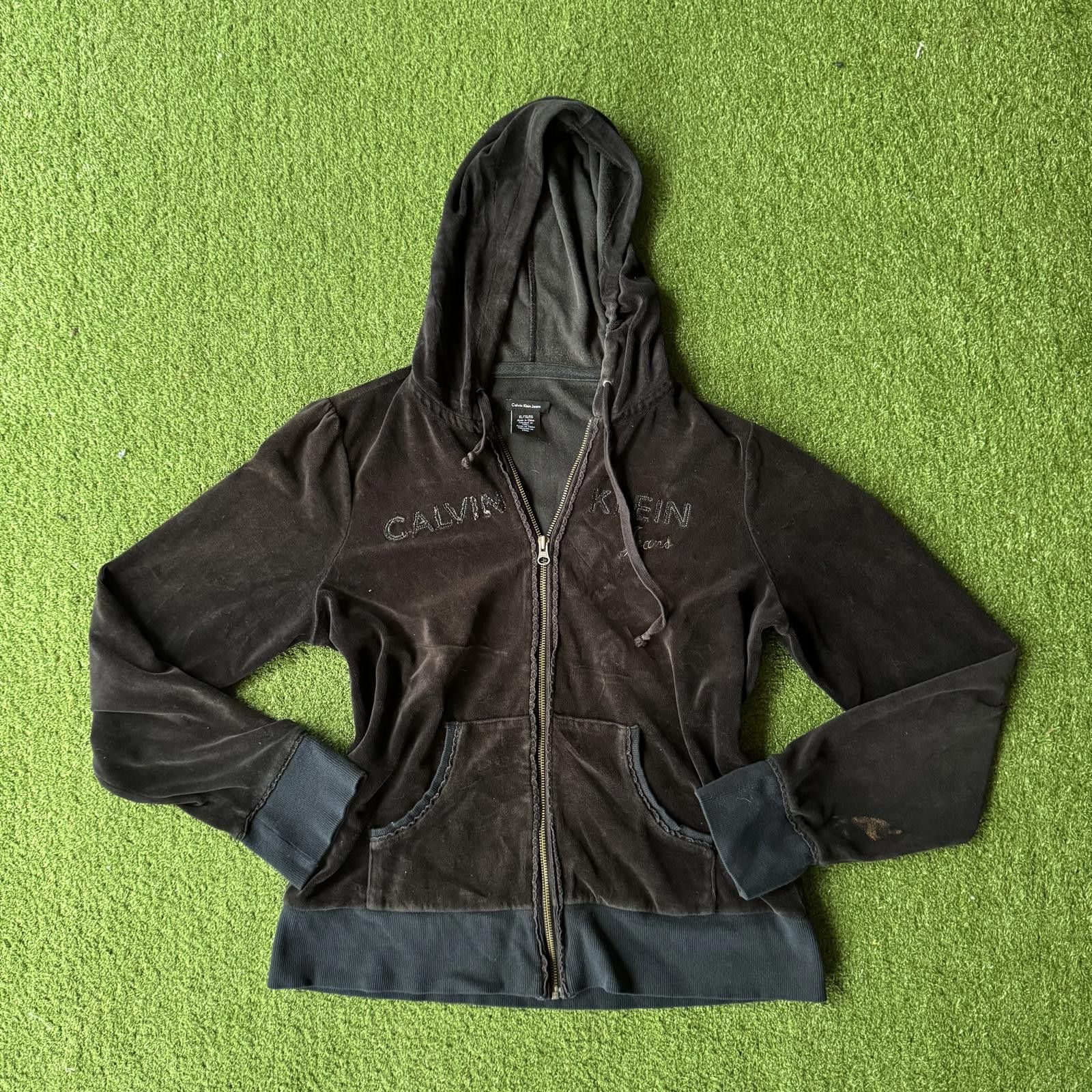 Calvin Klein Calvin Klein Jeans Women’s Zip-Up Hoodie Size ONE SIZE - 1 Thumbnail