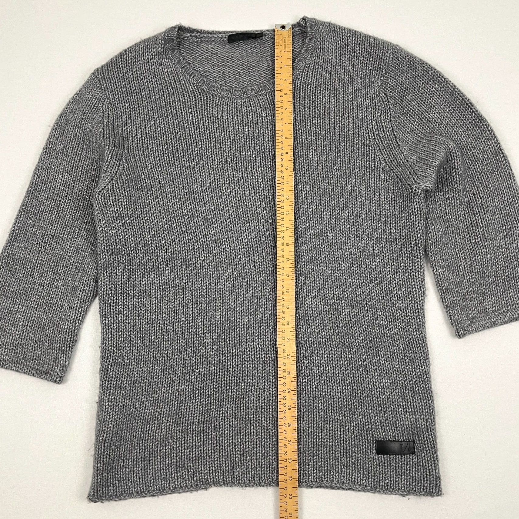 Tiger of Sweden Tiger of Sweden Sweater Women XL Gray Wool Blend Knit Crew Pullover Jumper Shady Size XL / US 12-14 / IT 48-50 - 5 Thumbnail