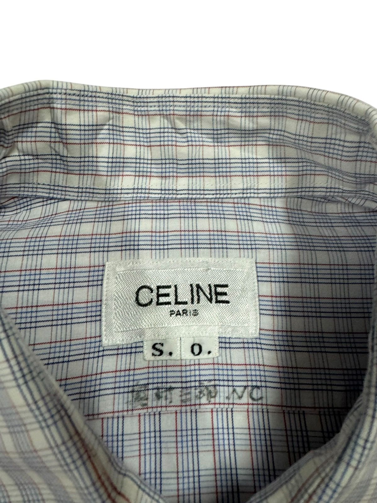 Celine Celine Paris Square Patterned Shirt Button Ups Size US M / EU 48-50 / 2 - 9 Thumbnail
