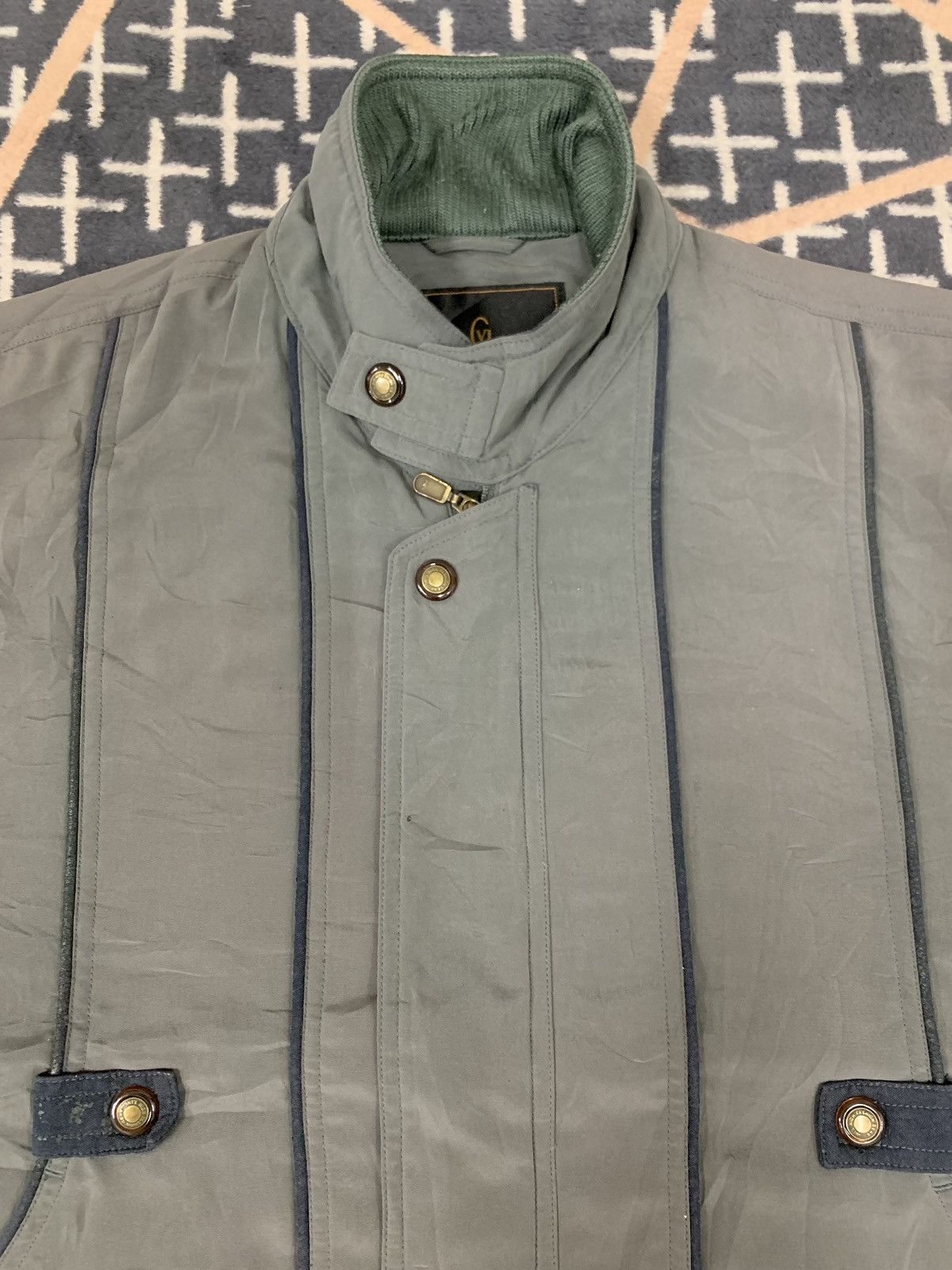 Vintage LAST DROP#Gianni Valentino Italy Bomber Jacket Size US M / EU 48-50 / 2 - 11 Thumbnail