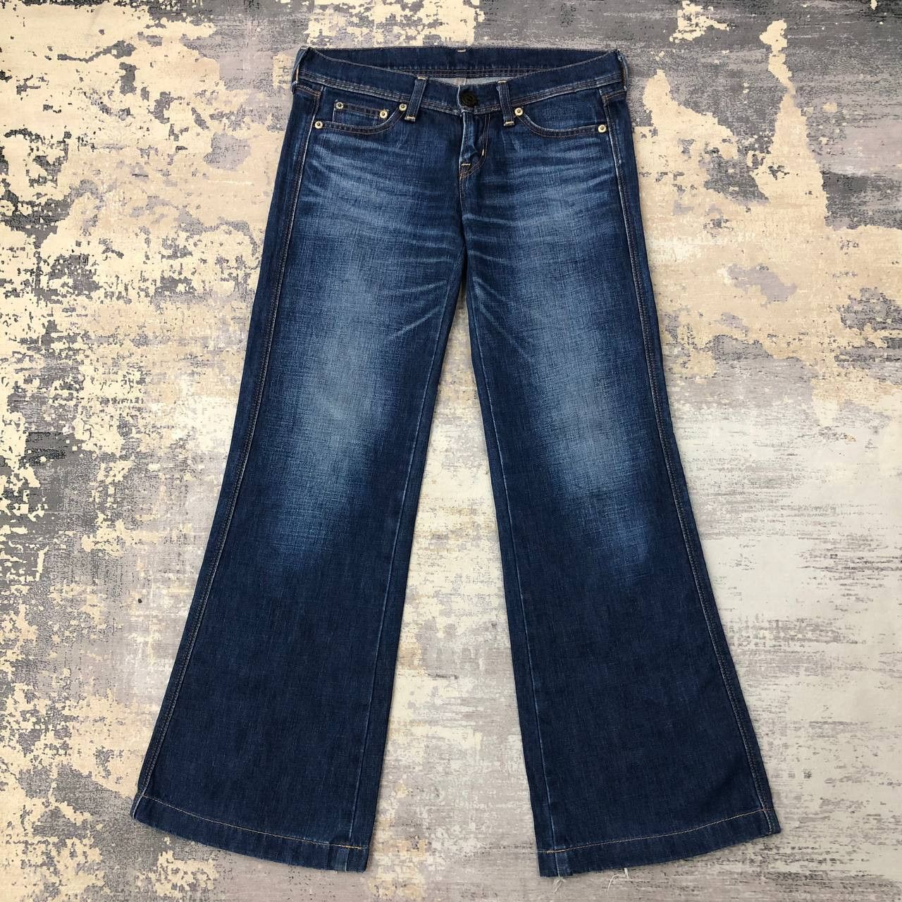 MOUSSY P159 BLACK BY MOUSSY FLARED JAPAN DENIM Size 30" / US 8 / IT 44 - 1 Thumbnail