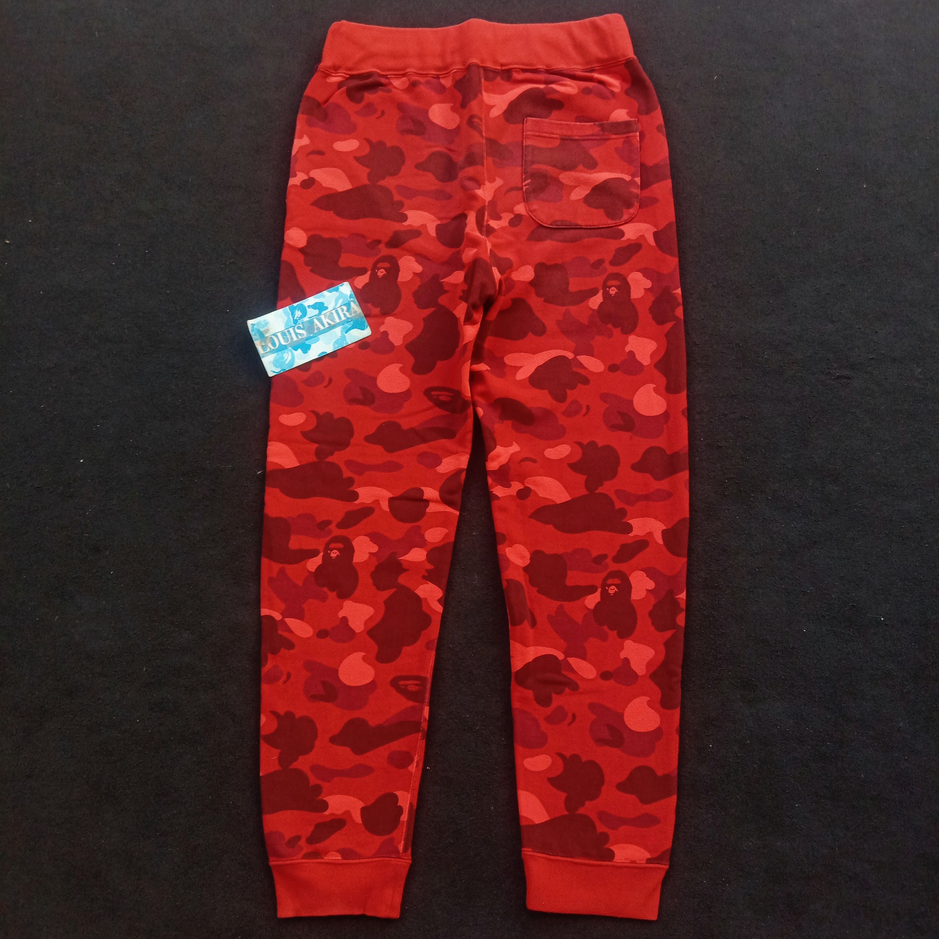 Bape Bape Red Camo Sweatpants Size US 34 / EU 50 - 3 Thumbnail