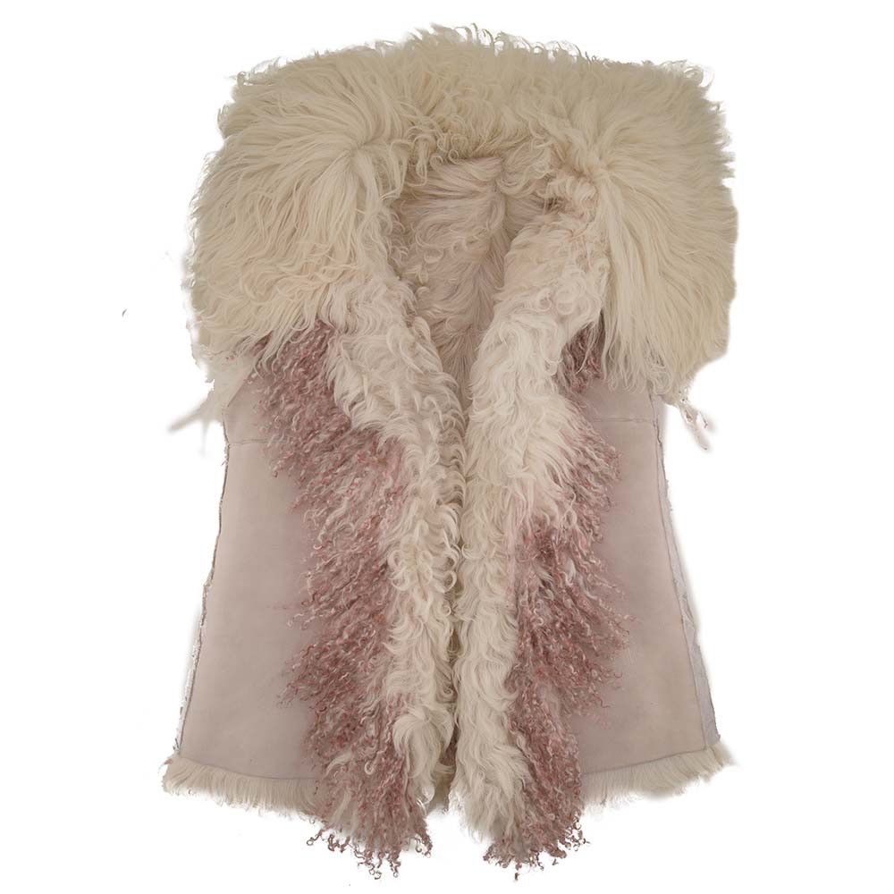 Gucci SHEARLING FUR DENIM JACKET Size M / US 6-8 / IT 42-44 - 4 Thumbnail