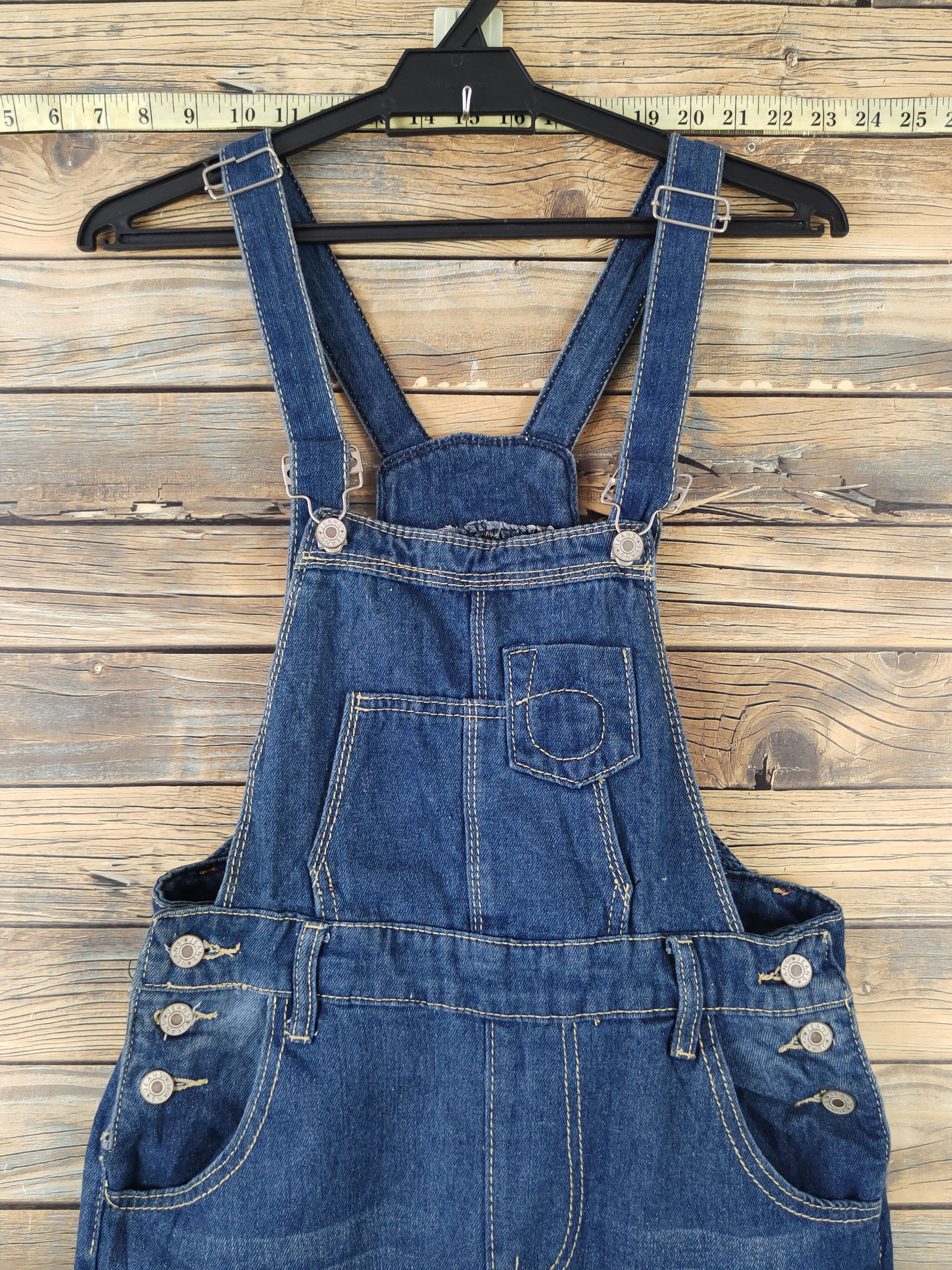 Japanese Brand × Vintage Vintage Japanese Brand Blue Denim Jumpsuits Size 30" / US 8 / IT 44 - 2 Thumbnail