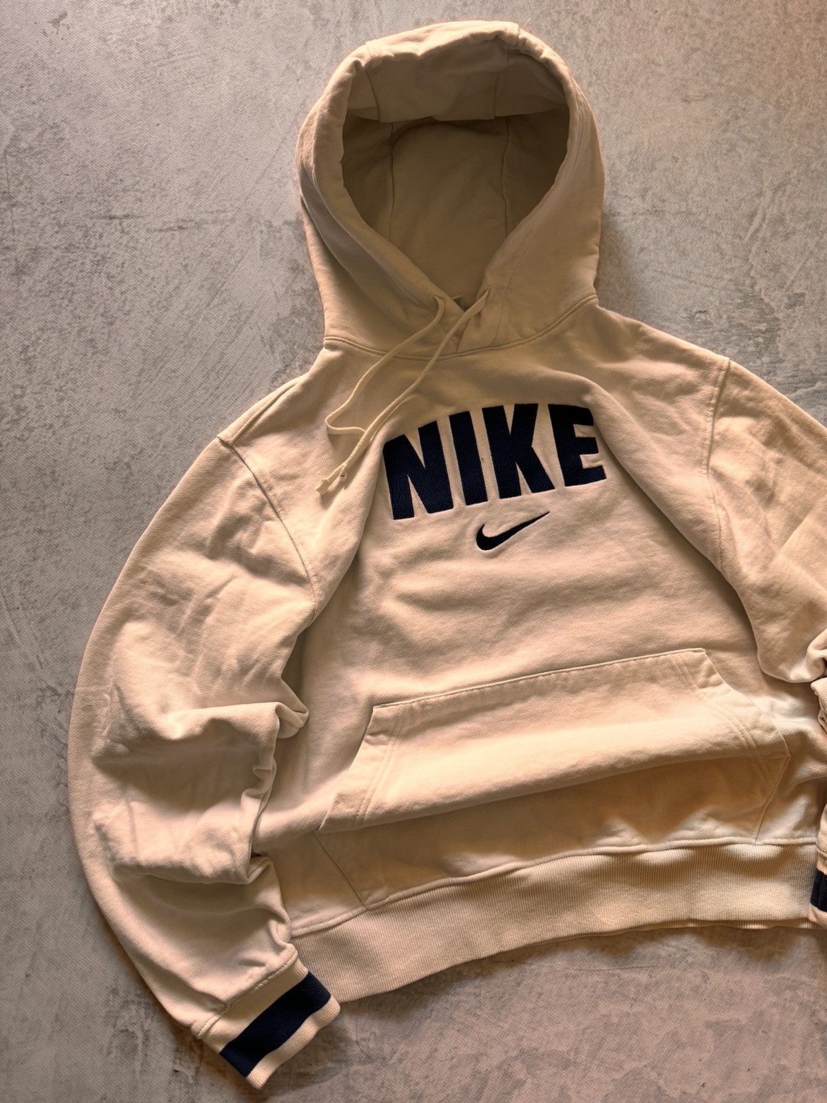 Nike × Vintage NIKE VINTAGE CENTER LOGO OVERSIZE BOXY HOODIE Size US L / EU 52-54 / 3 - 2 Thumbnail