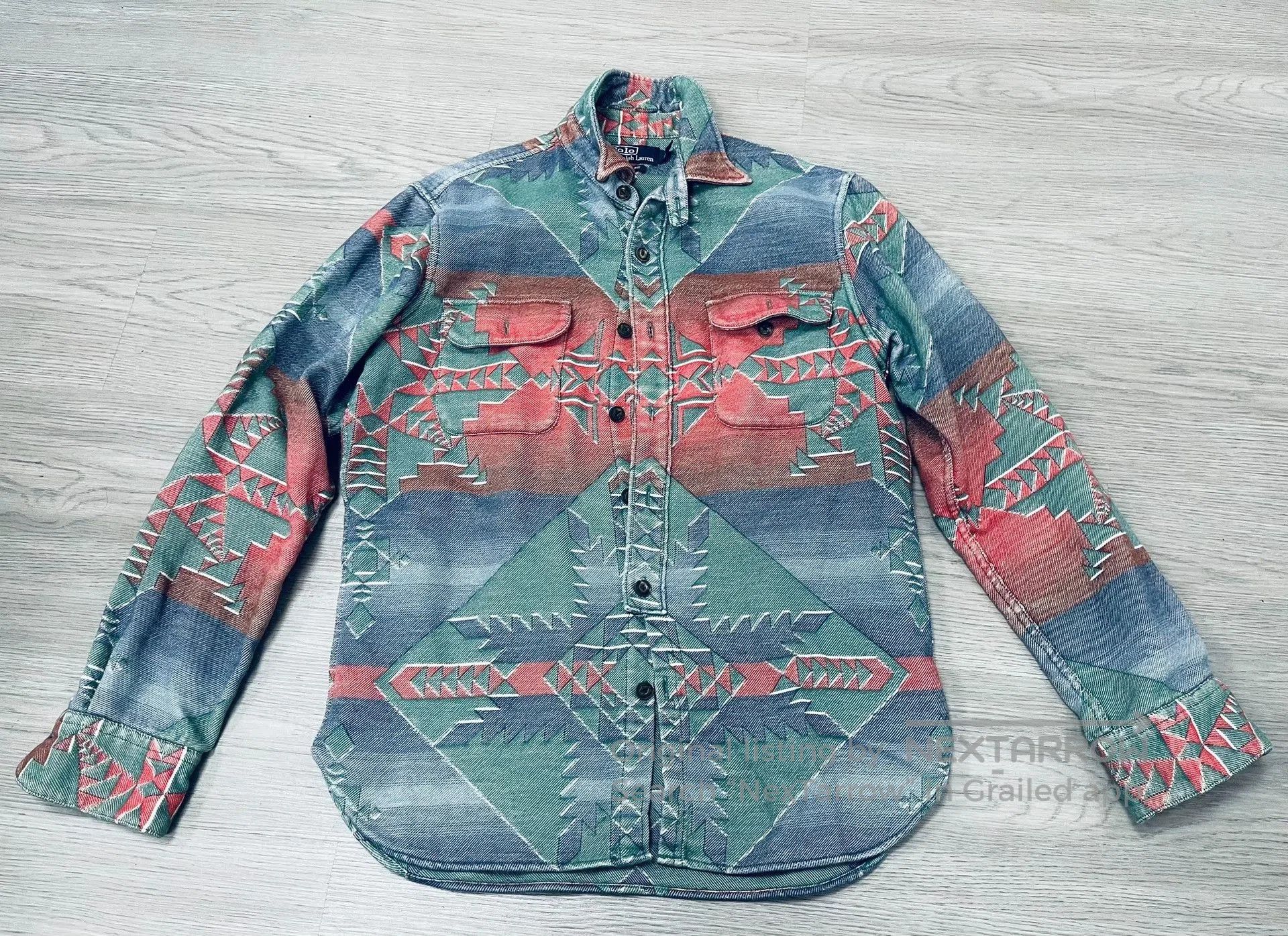 RRL Ralph Lauren Ralph Lauren RRL Navajo Patchwork Shirt Jacket. Size US M / EU 48-50 / 2 - 2 Thumbnail