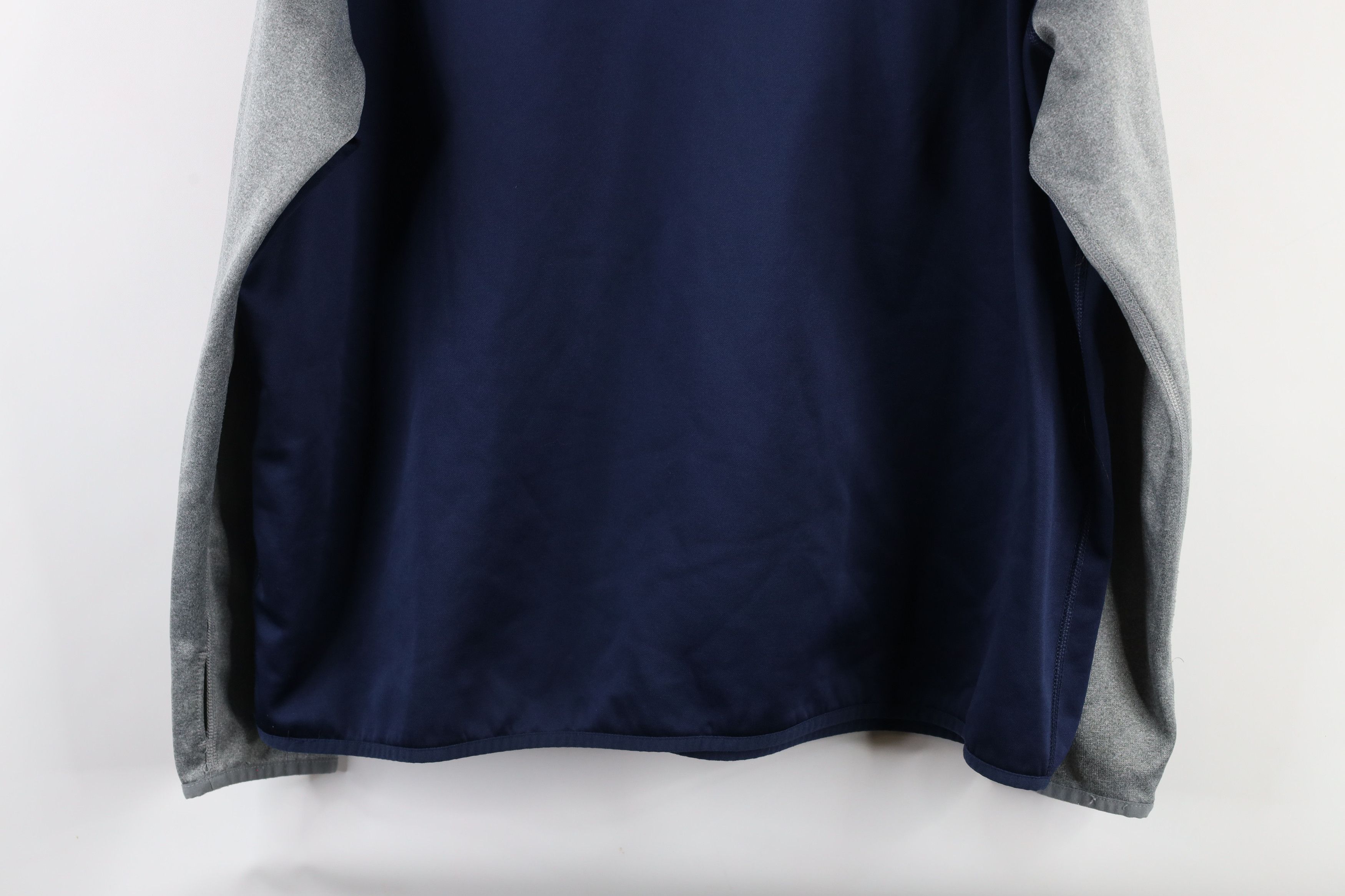 Nike × Vintage Nike Block M University of Michigan Hoodie Sweatshirt Blue Size XXL / US 16-18 / IT 52-54 - 13 Thumbnail