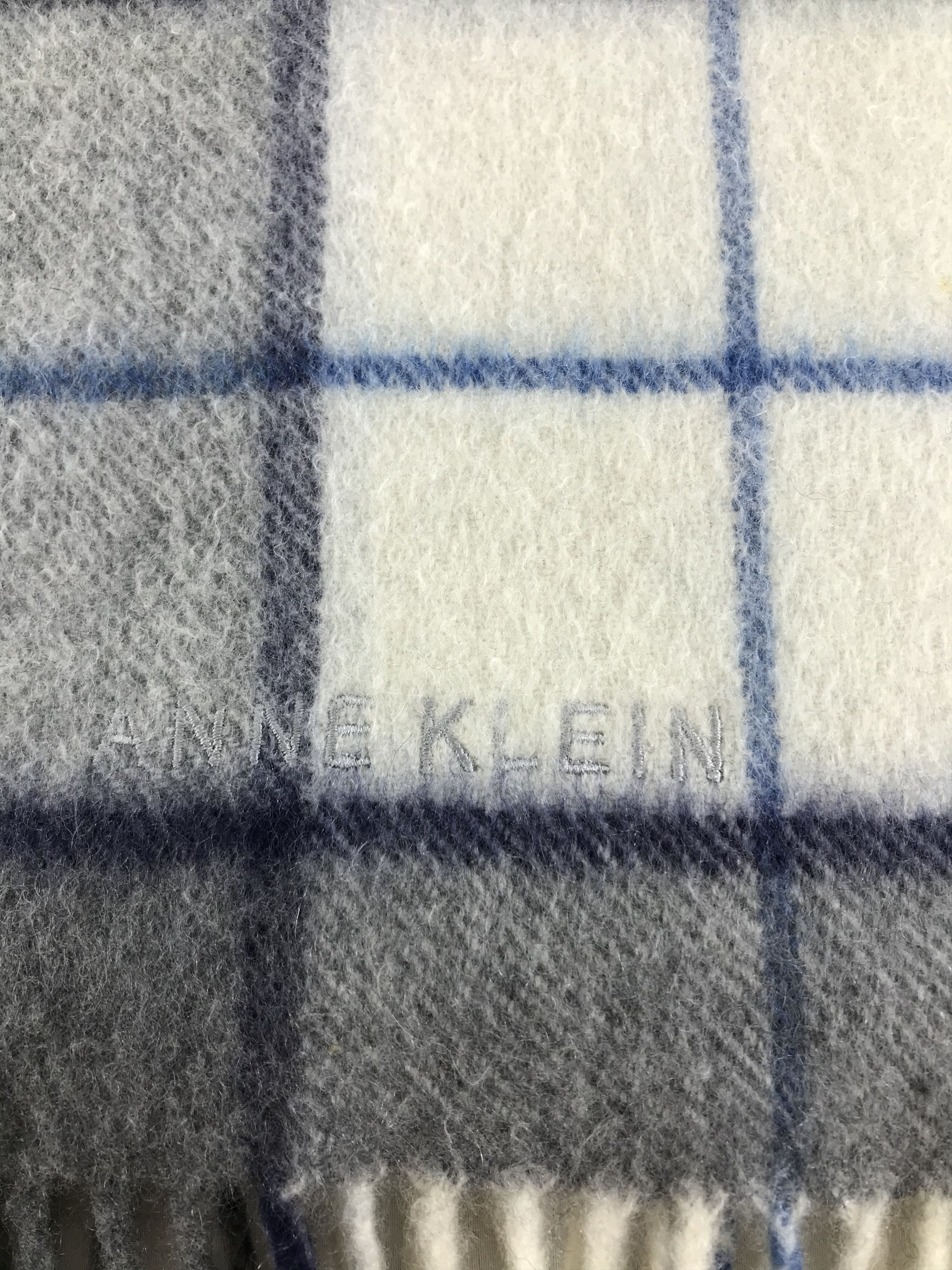 Japanese Brand Anne Klein Cashmere Scarf Muffler V159 Size ONE SIZE - 4 Thumbnail