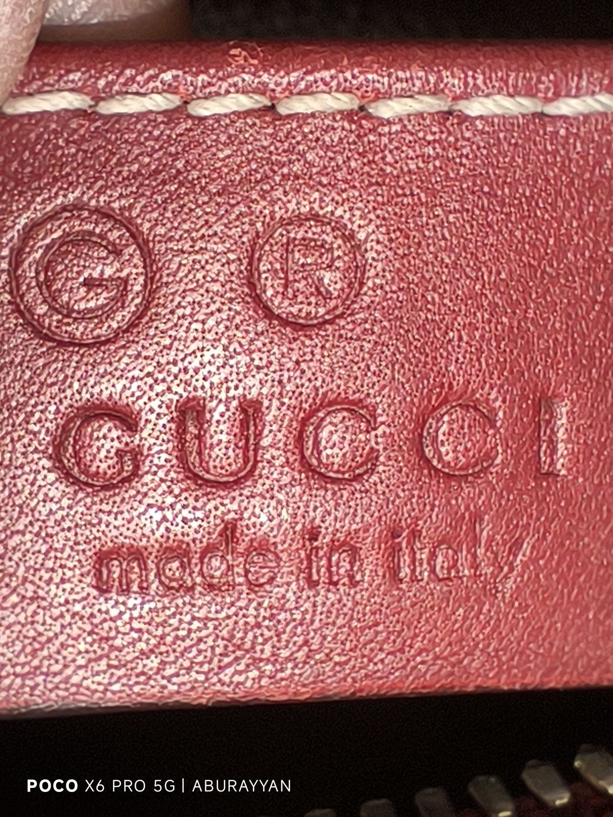 Gucci Red Gucci Microguccissima Bree Crossbody Bag Size ONE SIZE - 9 Thumbnail