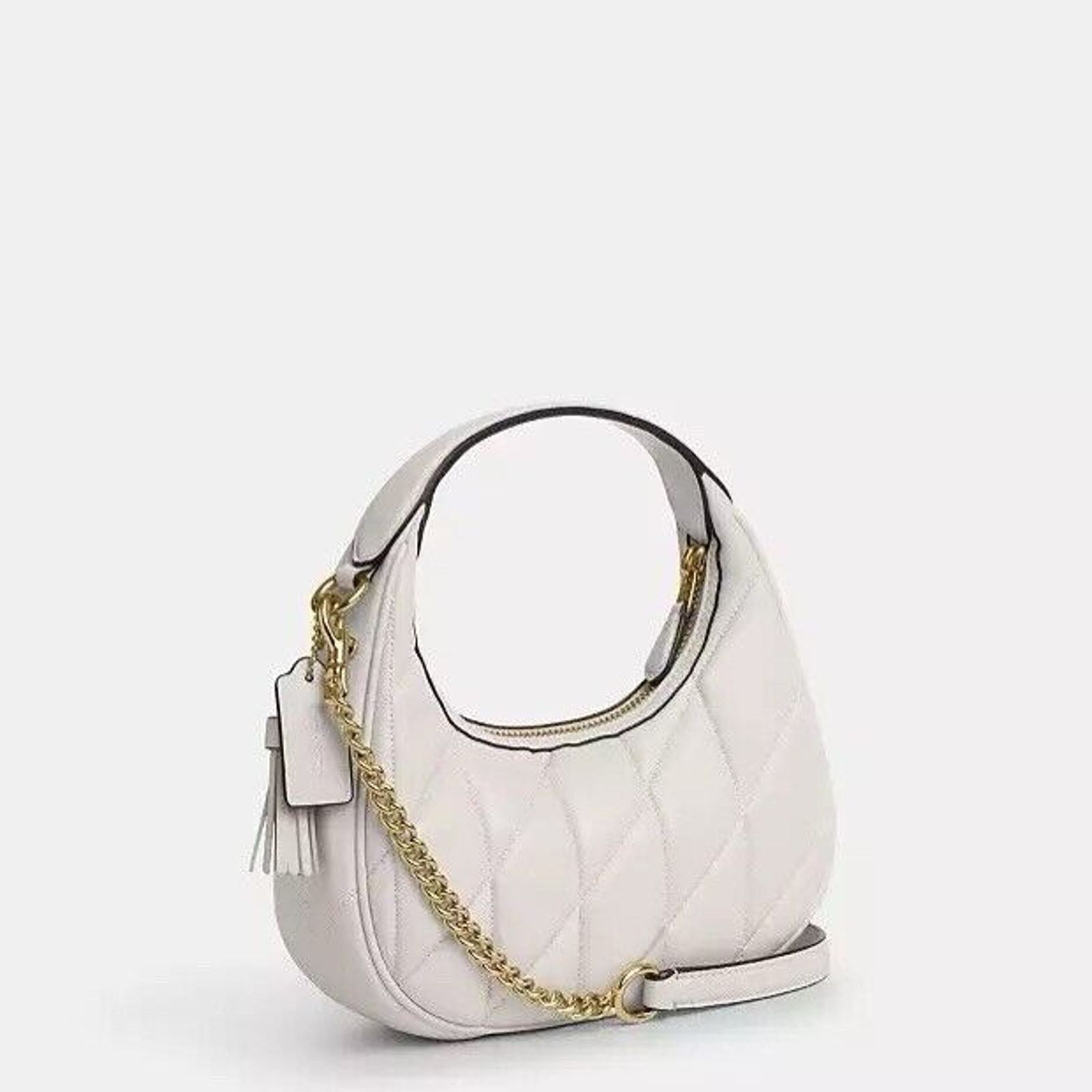 Coach NWT COACH Carmen Mini Crossbody Bag CY710 Gold/Chalk Size ONE SIZE - 5 Thumbnail