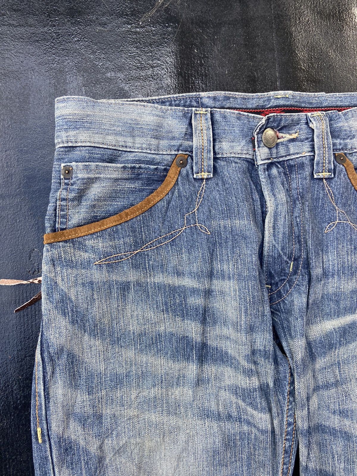 Edwin Vintage Edwin distressed fashion kmrii if six was nine Size US 35 - 15 Thumbnail