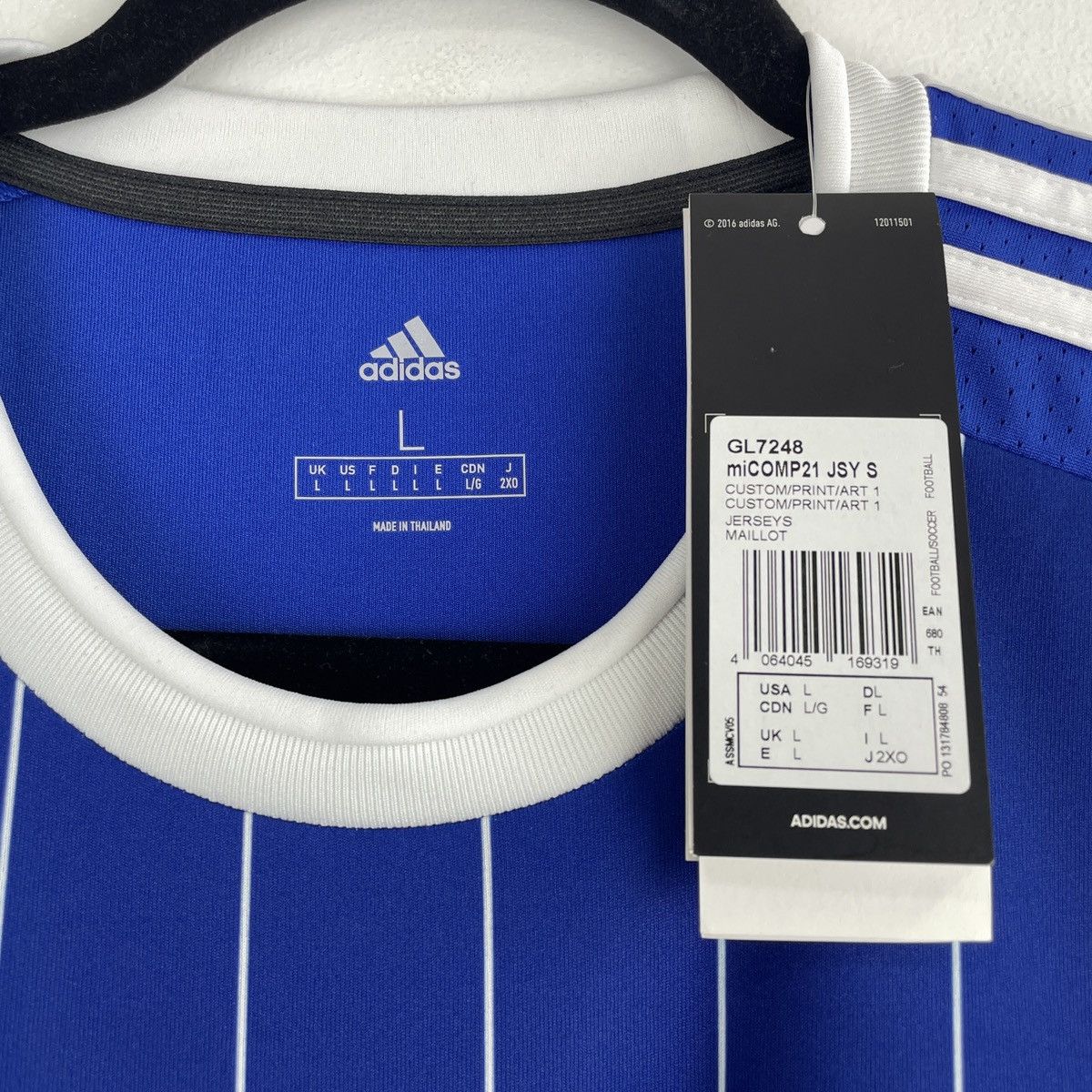 Adidas Hamburg SV Special Adidas Jersey Shirt Men 2022/2023 size L Size US L / EU 52-54 / 3 - 4 Thumbnail