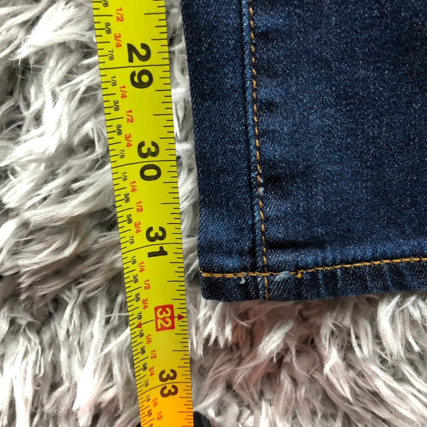 DKNY DKNY Ave B Jeans Slim Straight Dark Wash Blue Denim Size 10 Womens Low Rise 32 Waist 32 Inseam Size 32" / US 10 / IT 46 - 3 Thumbnail