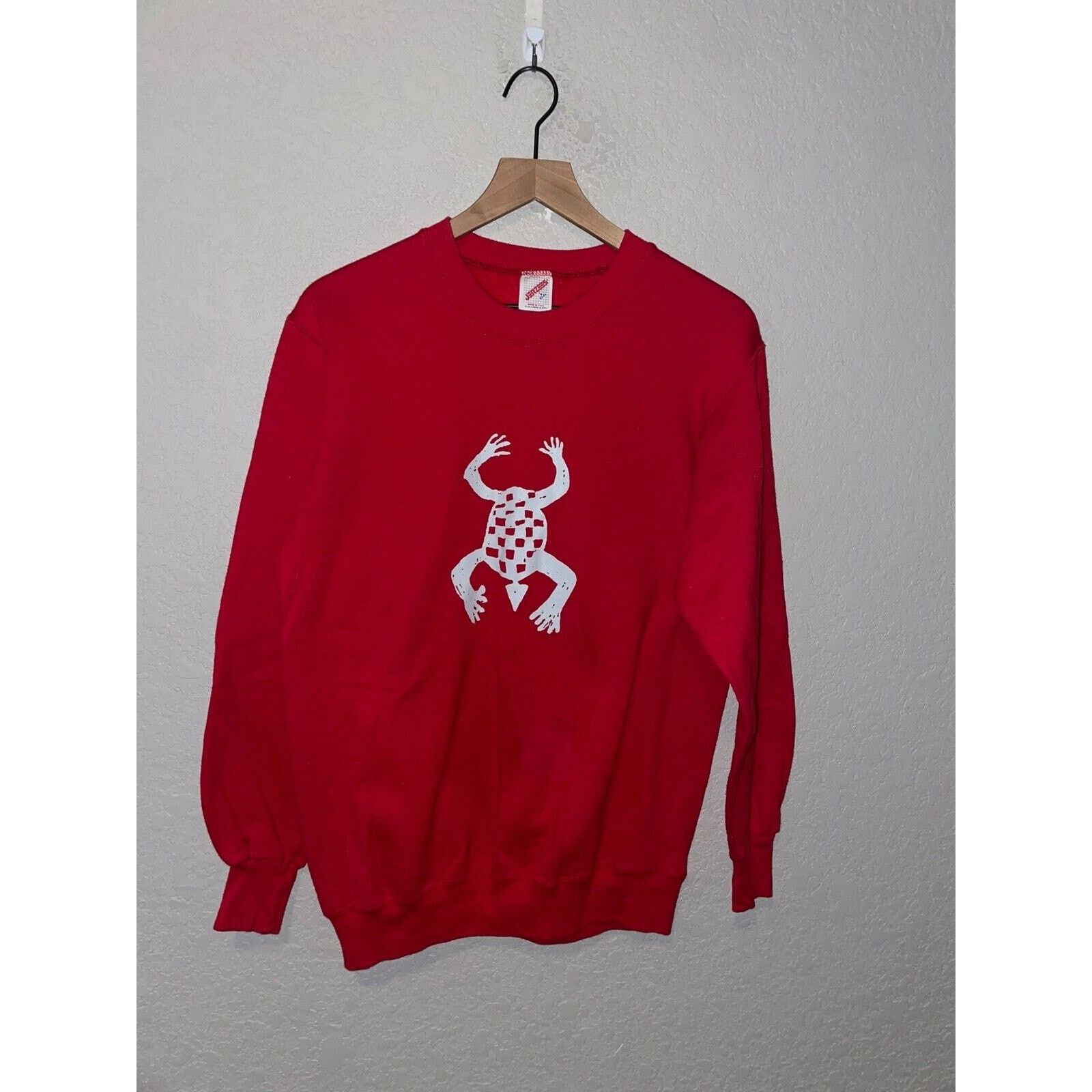 Jerzees Vintage Native American Sweatshirt Indian Turtle Red VTG 90s Size US L / EU 52-54 / 3 - 1 Thumbnail