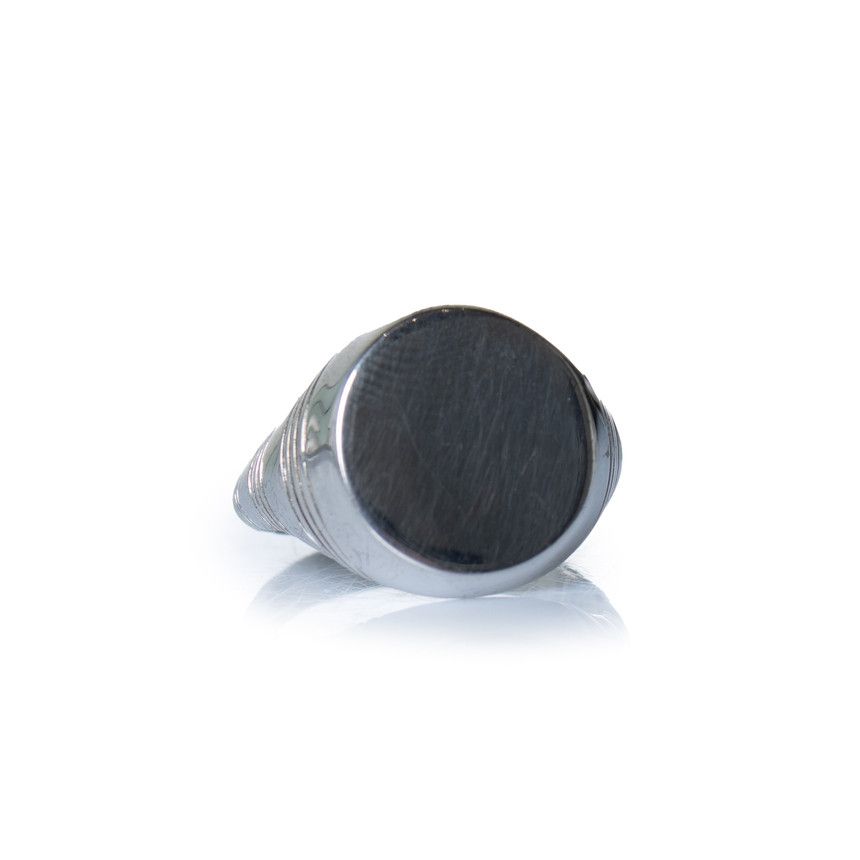 A.P.C. A.P.C., silver signet ring Size ONE SIZE - 2 Thumbnail