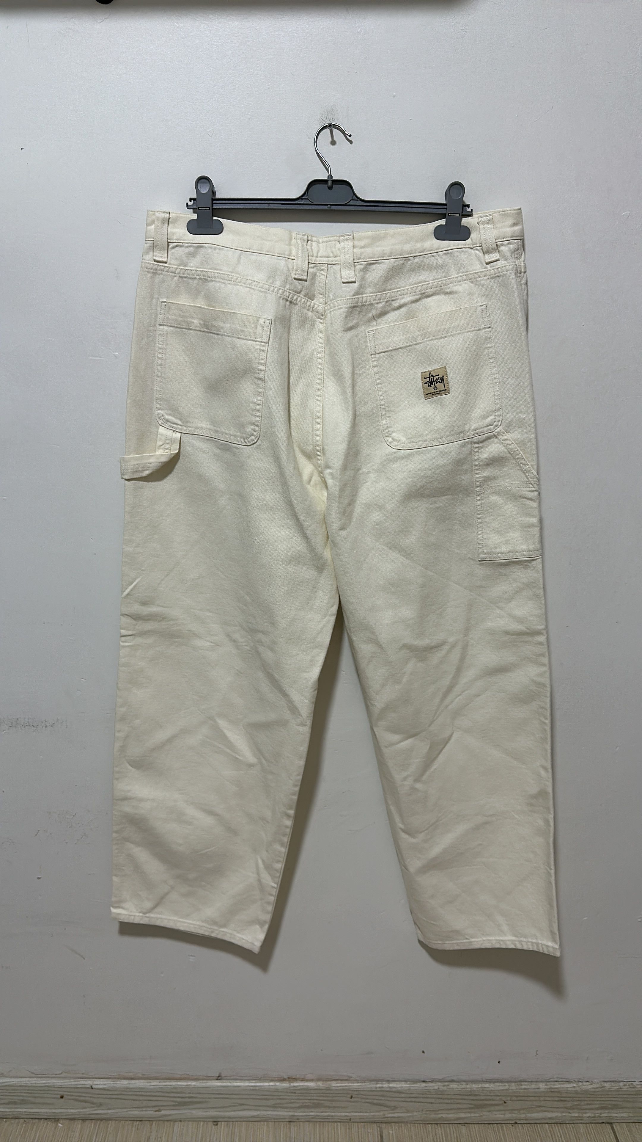 Stussy Stussy Double Knee Work Pant Bone 38 Size US 38 / EU 54 - 1 Thumbnail
