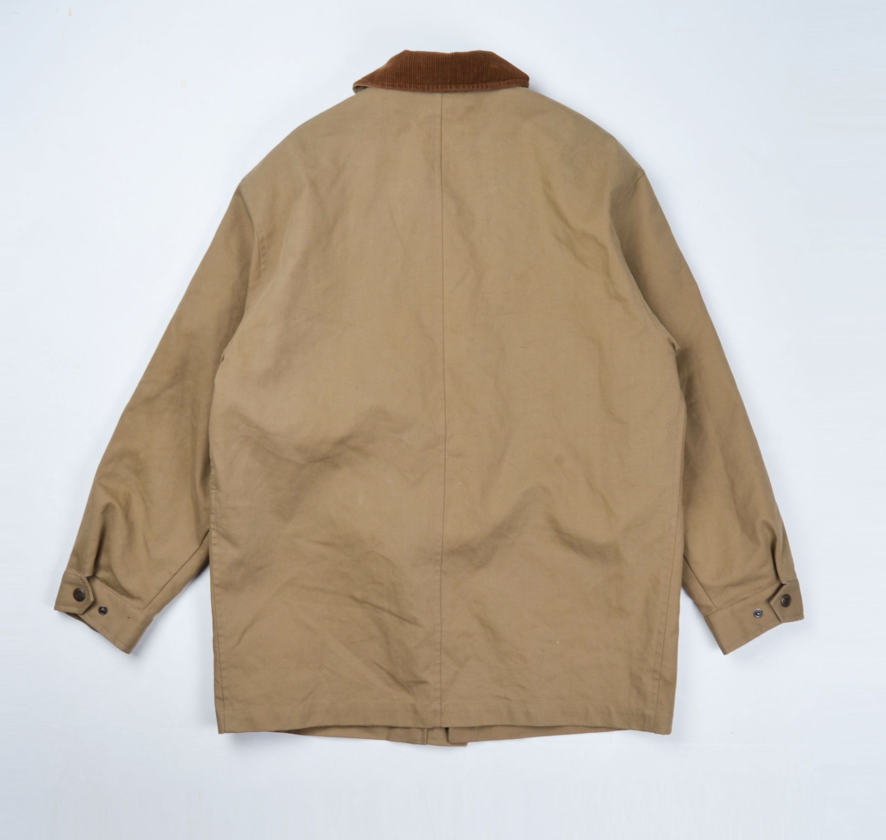 Gant Vntg Gant USA Waxed Warm Lining Corduroy Collar Camel Coat Size US M / EU 48-50 / 2 - 11 Thumbnail