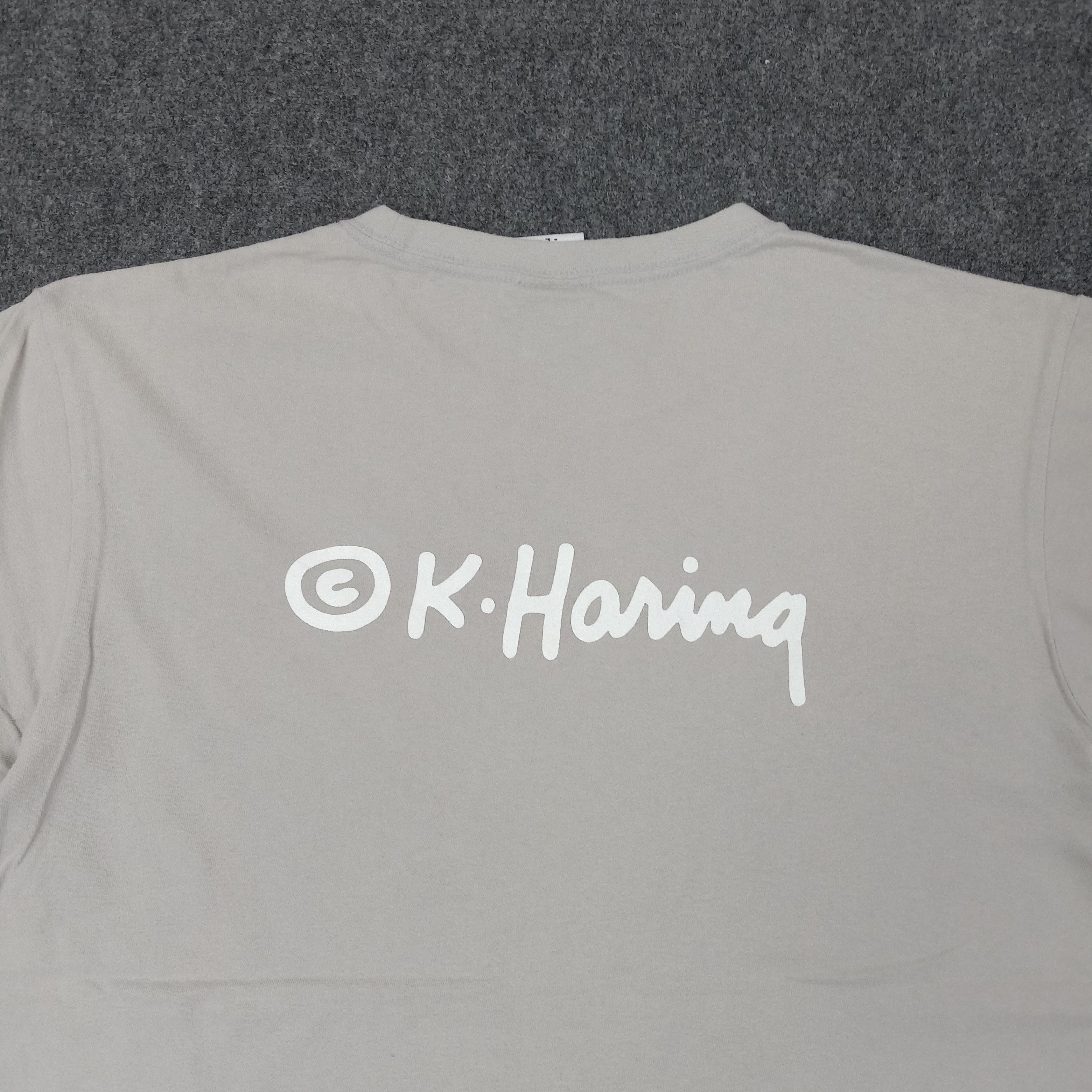 Keith Haring Keith Haring Designer Artwork Tshirt C223N77 Size US L / EU 52-54 / 3 - 5 Thumbnail