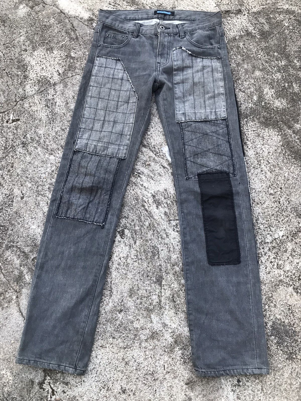 image of Ss02 Neighborhood Fragment Narrow Selvedge in Black, Men's (Size 30)