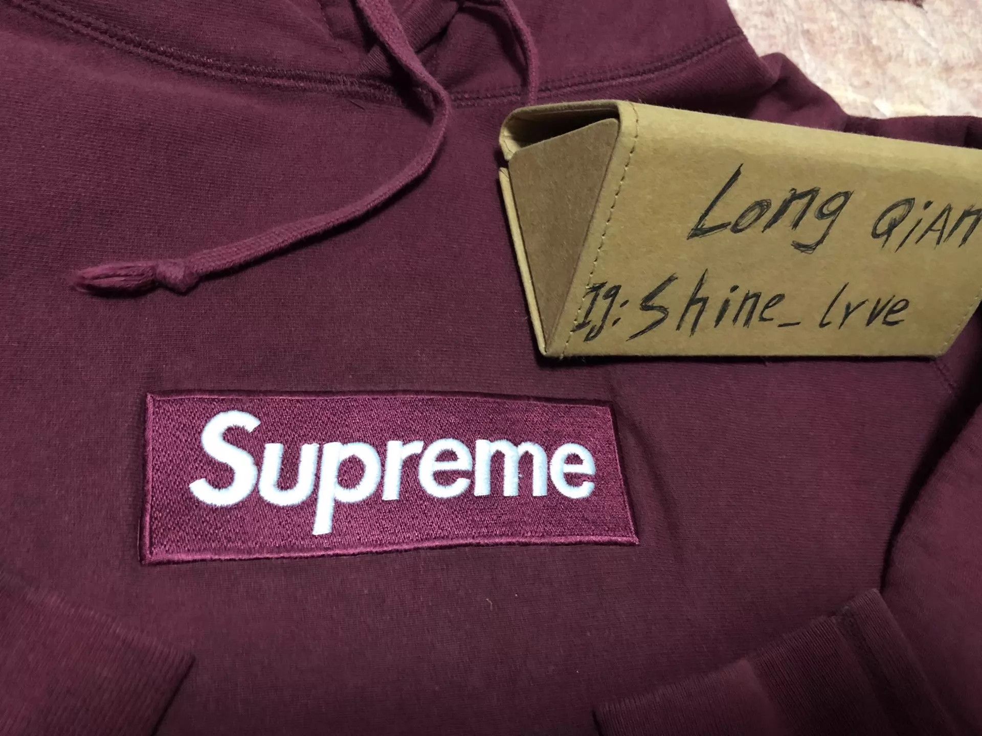 Supreme Supreme FW11 Vintage Burgundy Box Logo Hoodie S Size US S / EU 44-46 / 1 - 4 Thumbnail