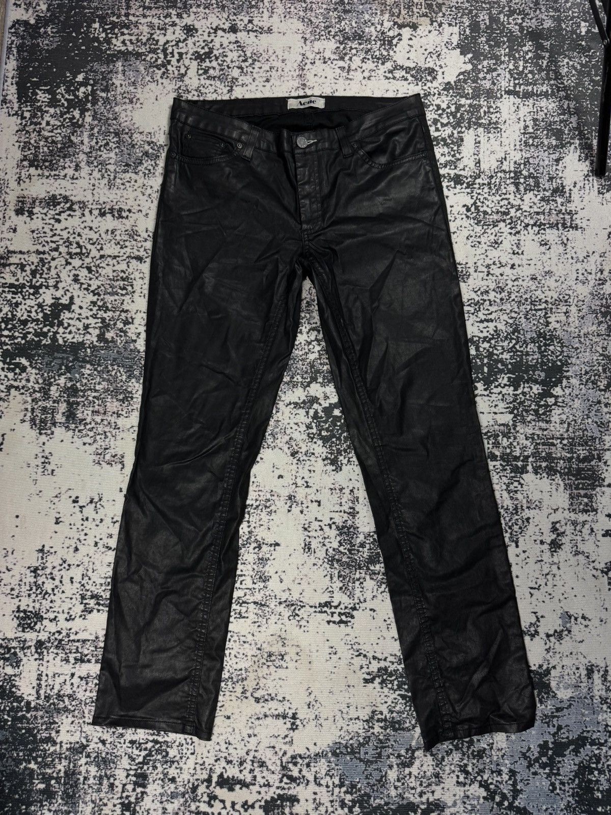 Acne Studios × Our Legacy × Vintage Acne Studios Trousers Leather 
