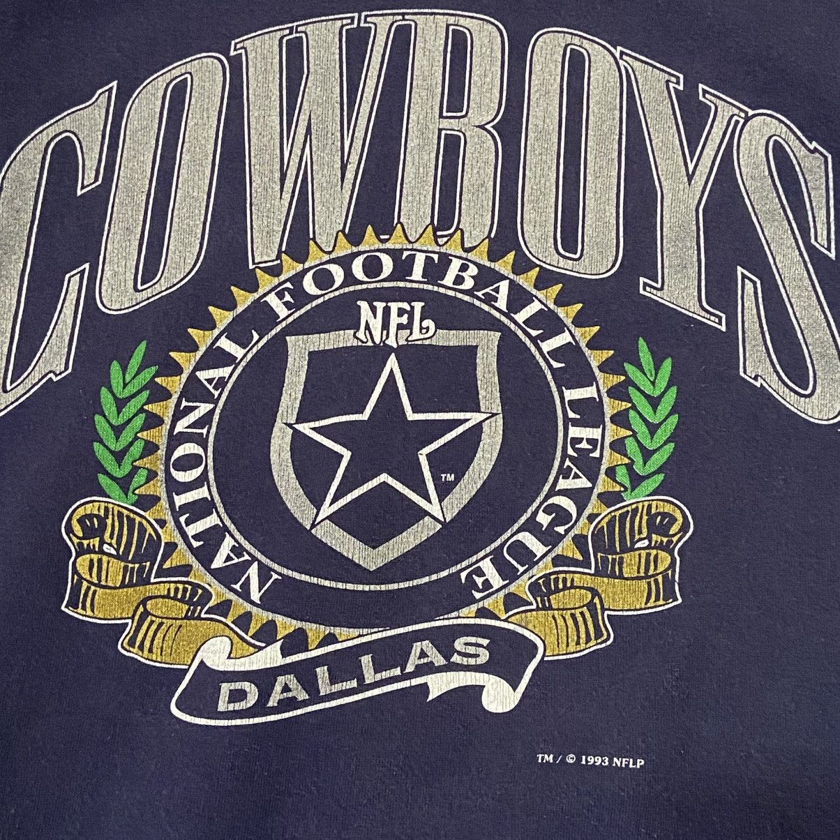 NFL Vintage 1993 Dallas Cowboys Sweatshirt Nutmeg Mills Size US L / EU 52-54 / 3 - 5 Thumbnail