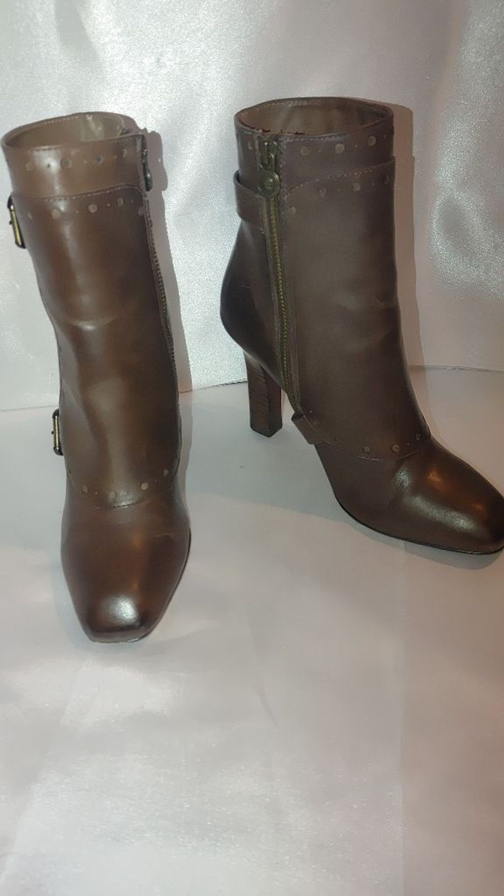 Leon Louis Leon Max (Max Studio) Paula Leather Bootie Size 8 Size US 8 / IT 38 - 5 Thumbnail