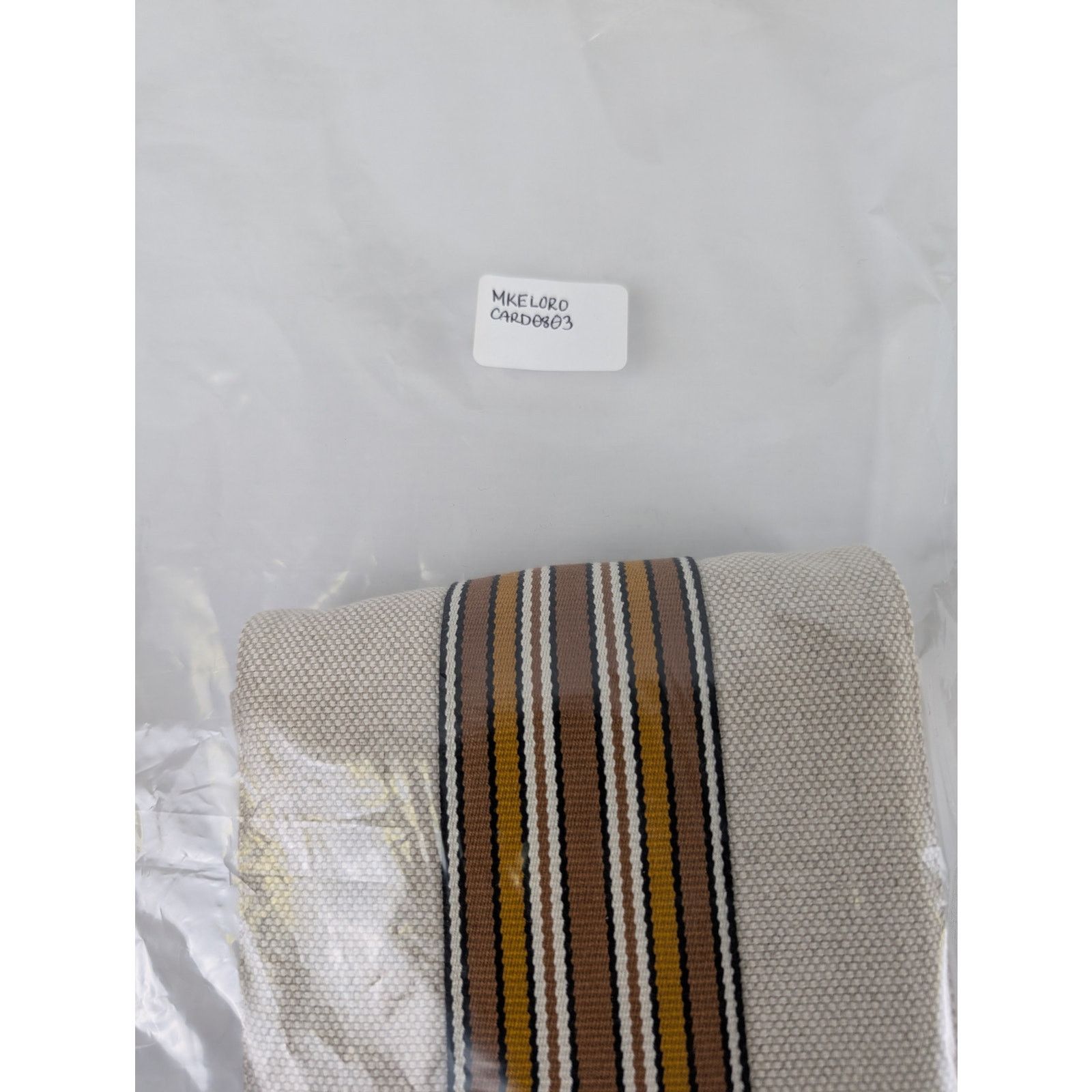 Loro Piana o1rshd1 Size: OS / Stripe canvas pouch Playing Cards Beige Size ONE SIZE - 15 Thumbnail