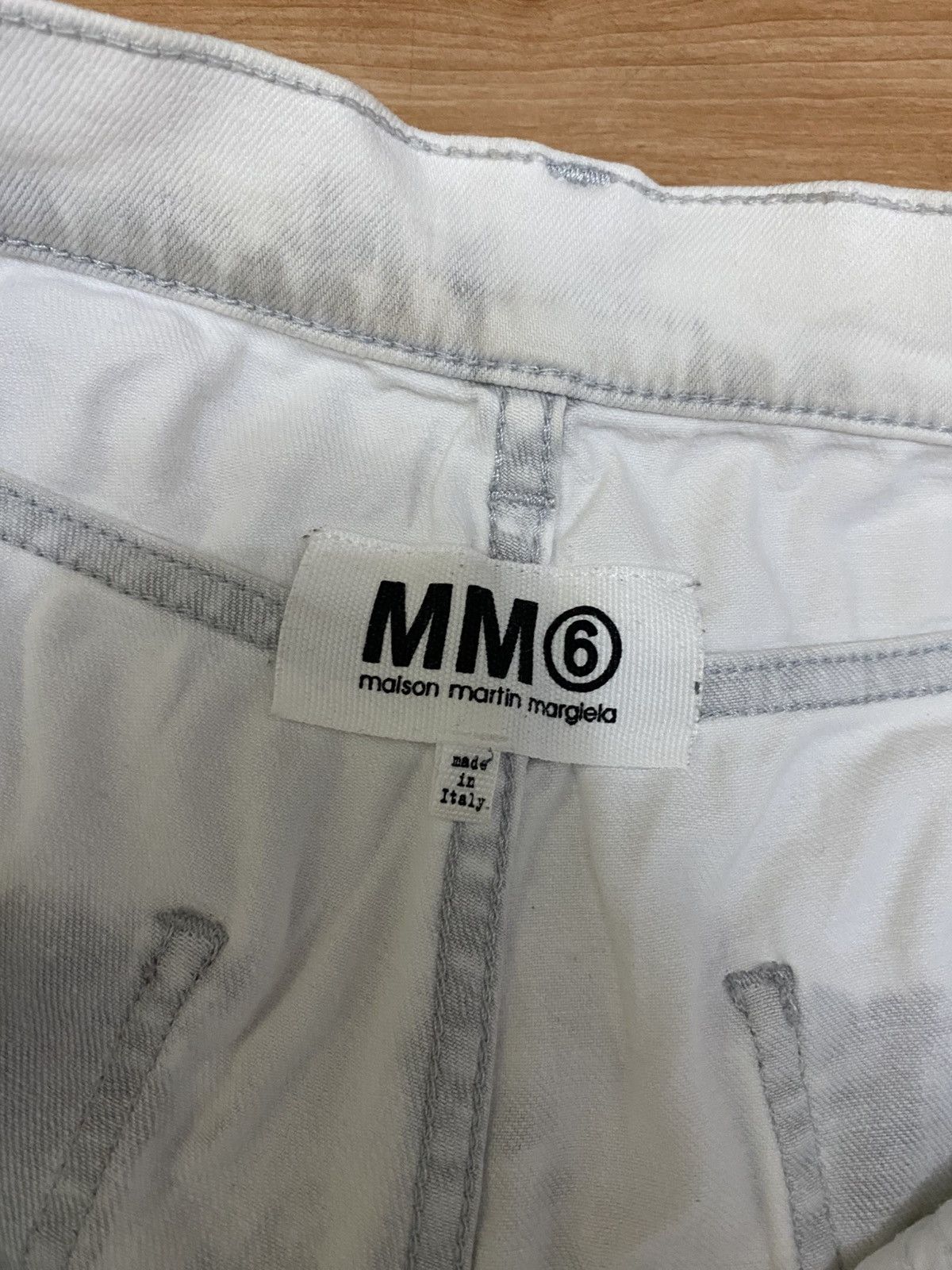 Maison Margiela Maison Margiela Distressed White Denim Jeans very rare Size US 29 - 9 Thumbnail
