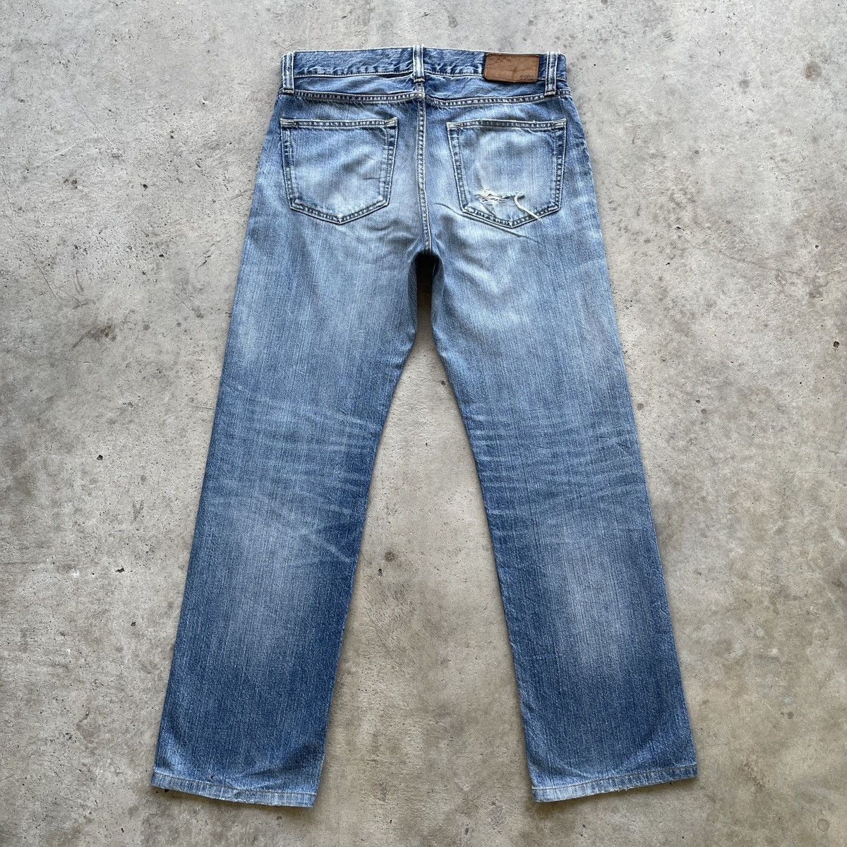 Japanese Brand Vintage Faded Japanese Brand Jeans Denim Pants W32x29.5 Size US 32 / EU 48 - 15 Thumbnail