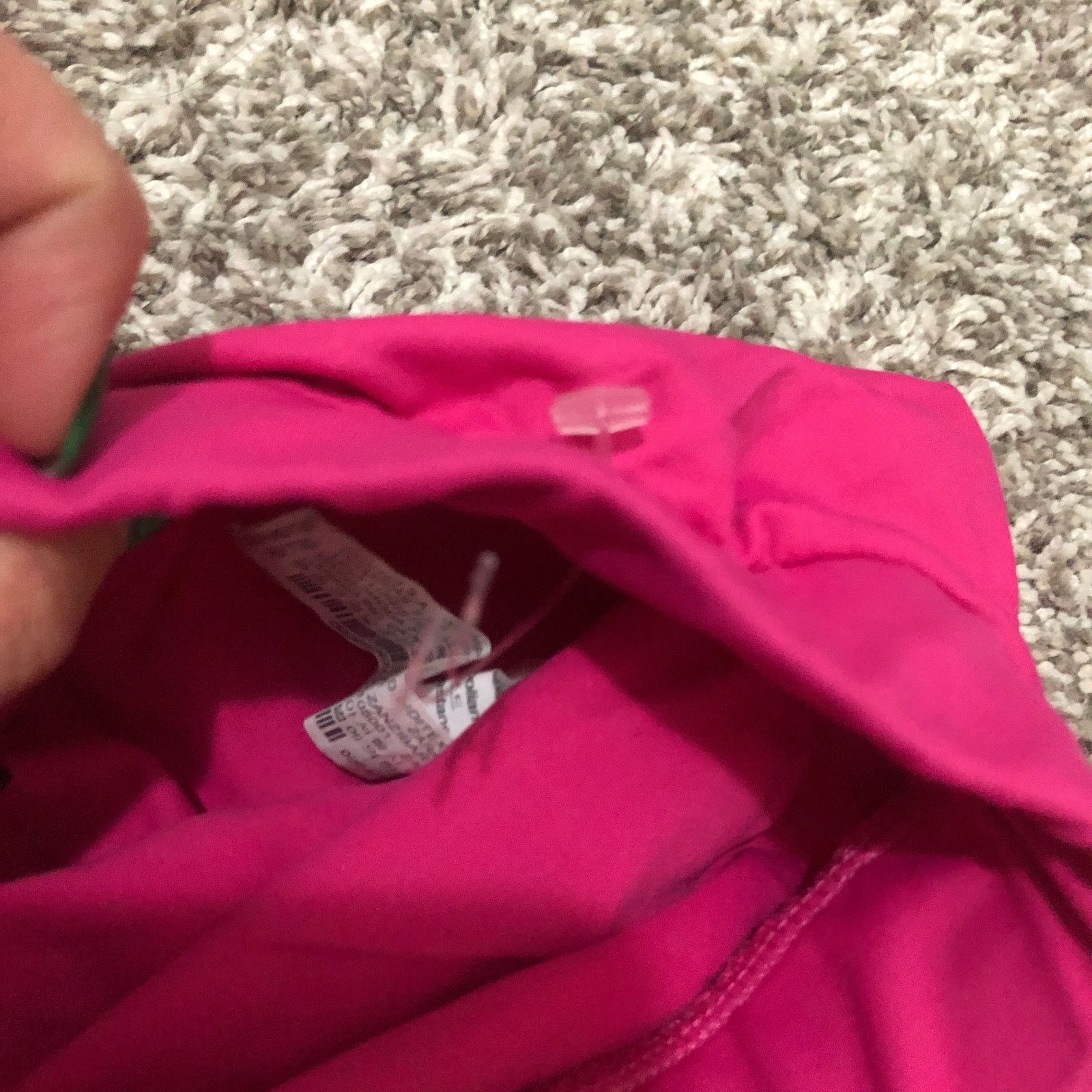 Zara Zara Hot Pink Leggings Pull On Pants Stretch Ruched Front Size 32" / US 10 / IT 46 - 8 Thumbnail