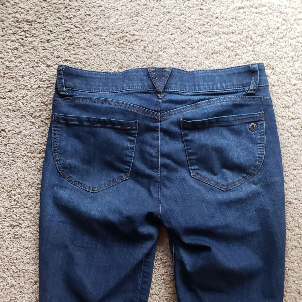 Designer Democracy Womens Blue Skinny Jeans Size 8 Size 30" / US 8 / IT 44 - 3 Thumbnail
