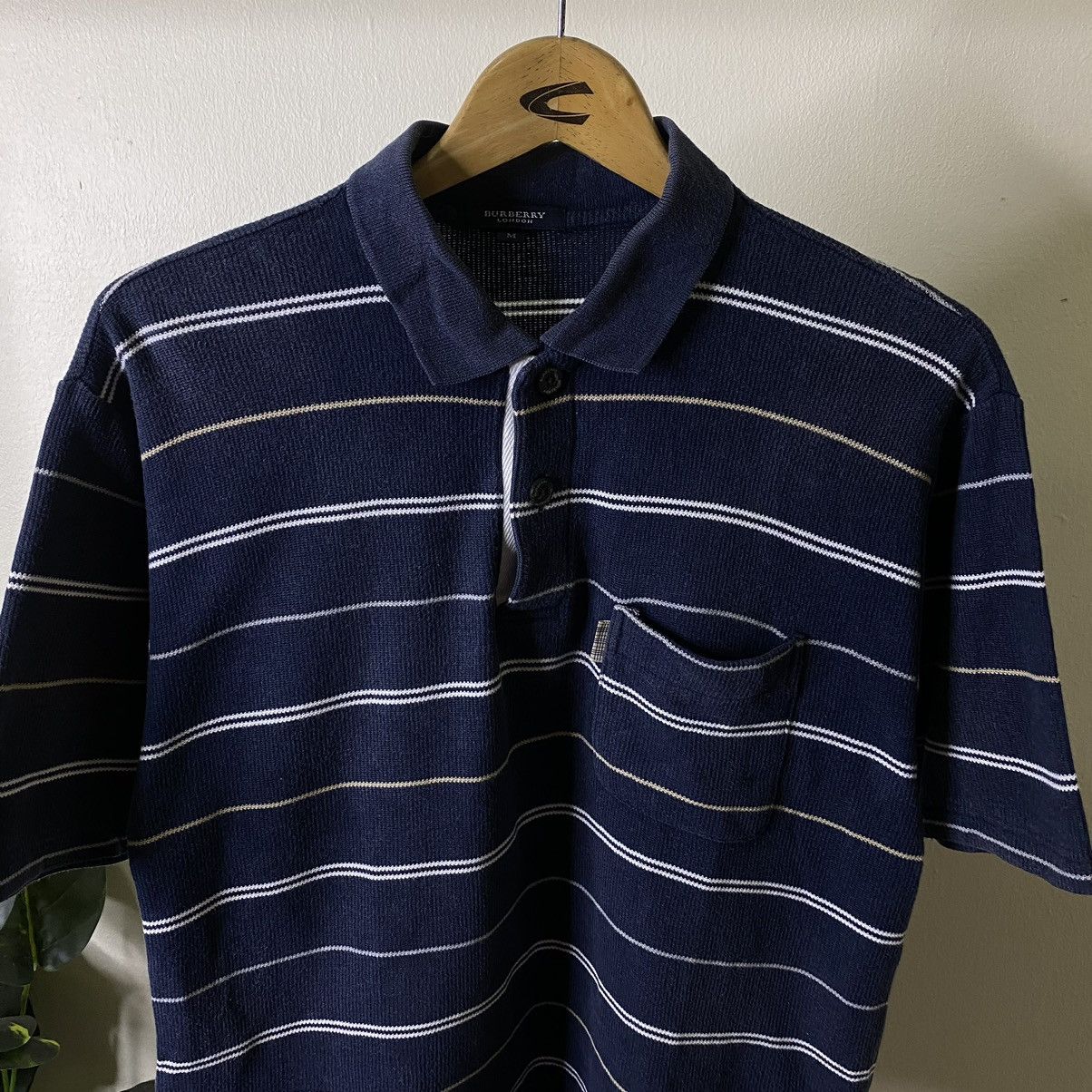 Burberry Burberry London Stripes Polo T Shirt Size US M / EU 48-50 / 2 - 2 Thumbnail