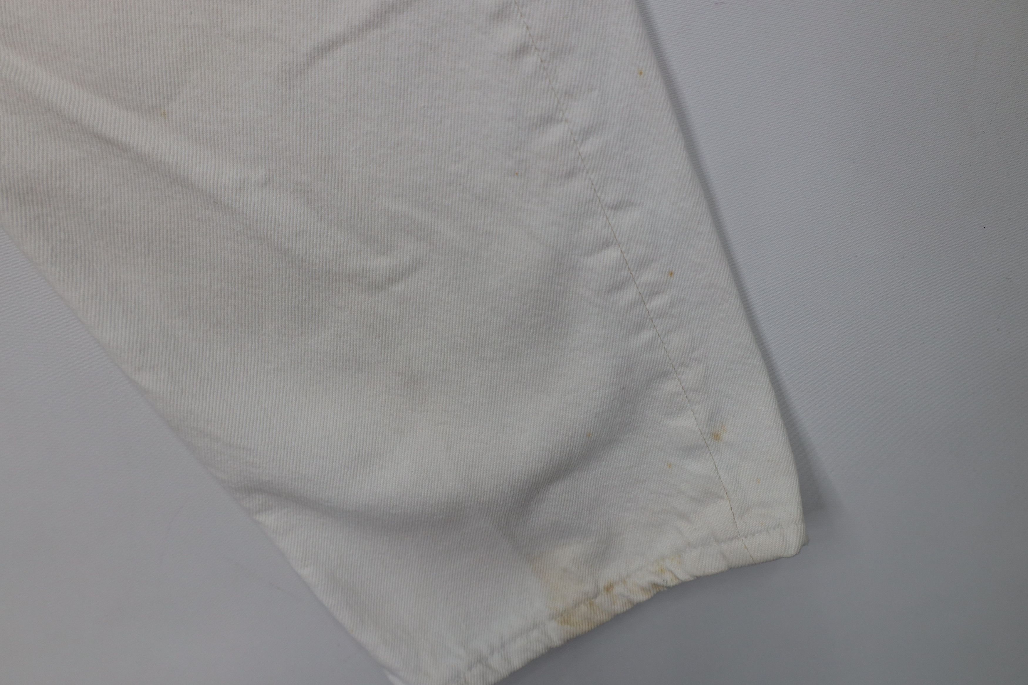 Levi's Vintage 90s Levis 501xx Fly Original Fit Jeans White USA Size US 34 / EU 50 - 5 Thumbnail