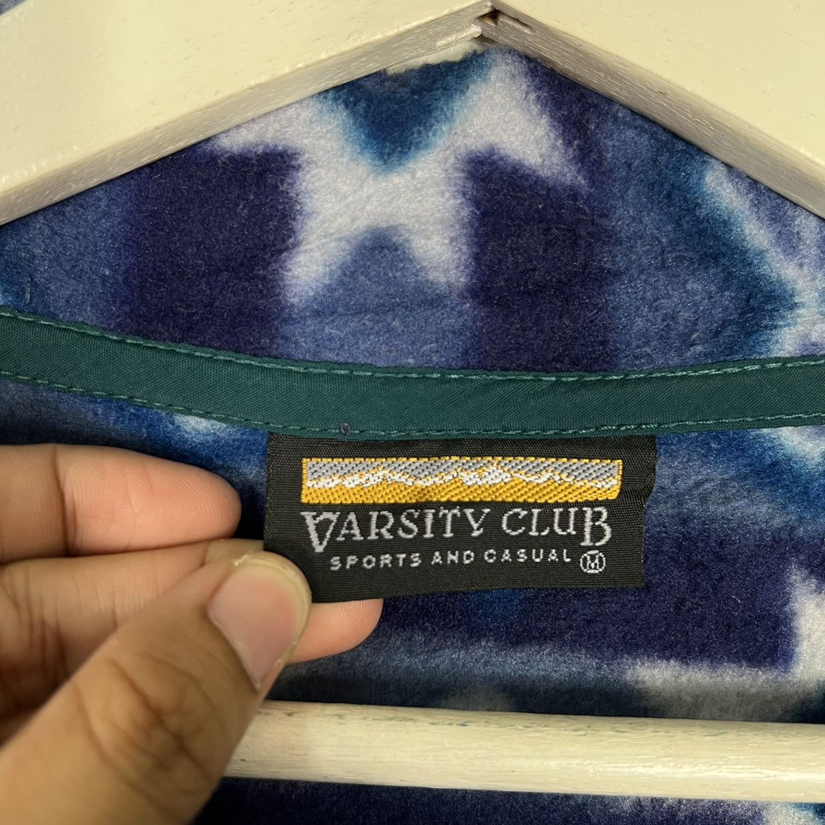 Japanese Brand 🔥VINTAGE ANORAK HALF SNAPPED PRINTED FLEECE BY VARSITY CLUB Size US M / EU 48-50 / 2 - 11 Thumbnail