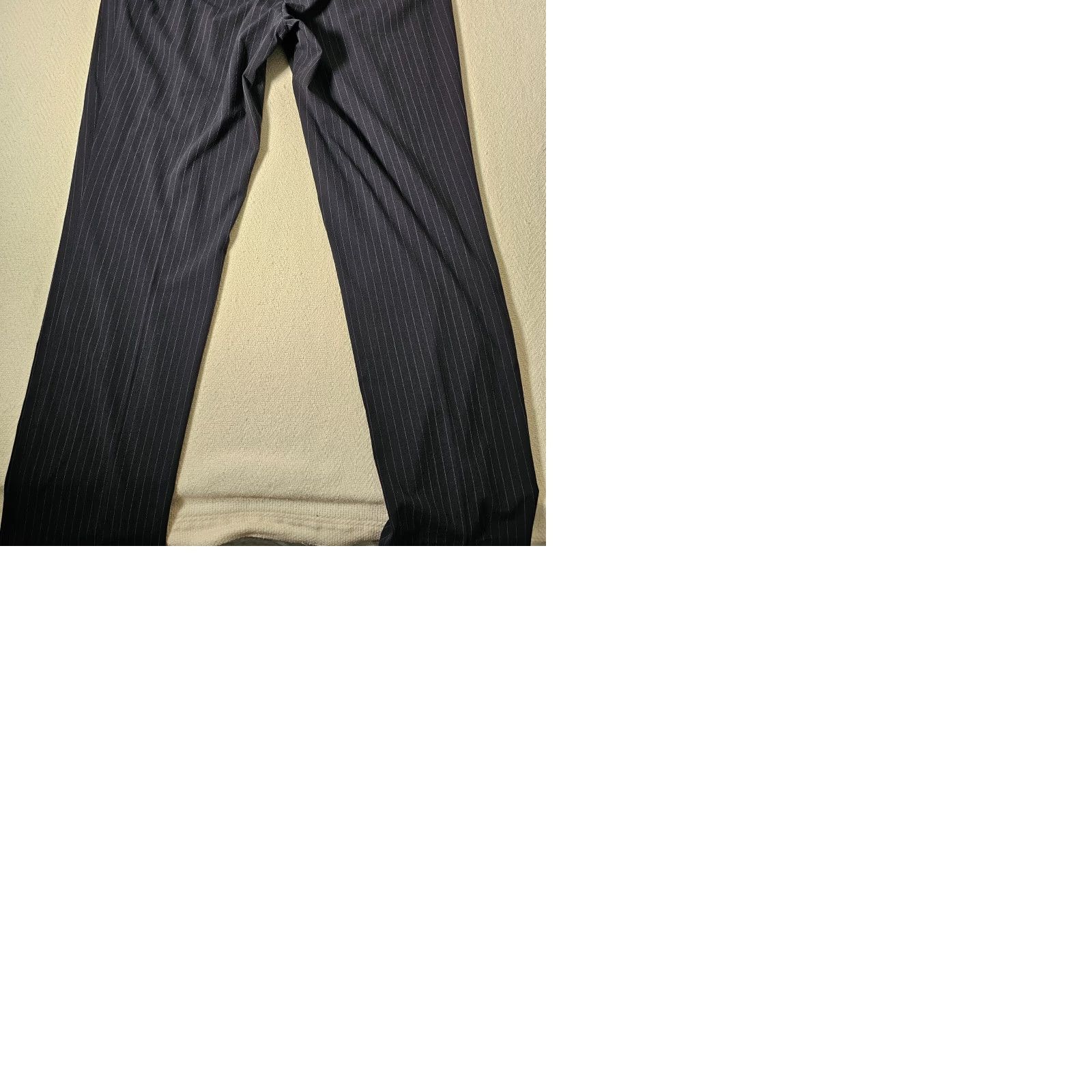 Jones New York Jones New York Sydney Pants Women's Size 12 Blue Striped High Rise Straight Leg Size 34" / US 12 / IT 48 - 9 Thumbnail