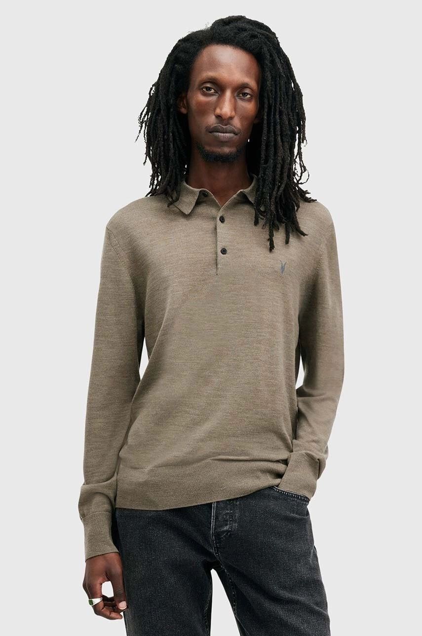 Allsaints × Japanese Brand AllSaints Mode Merino Crew Light Sweater Jumper Wool Luxury Size US XS / EU 42 / 0 - 1 Thumbnail
