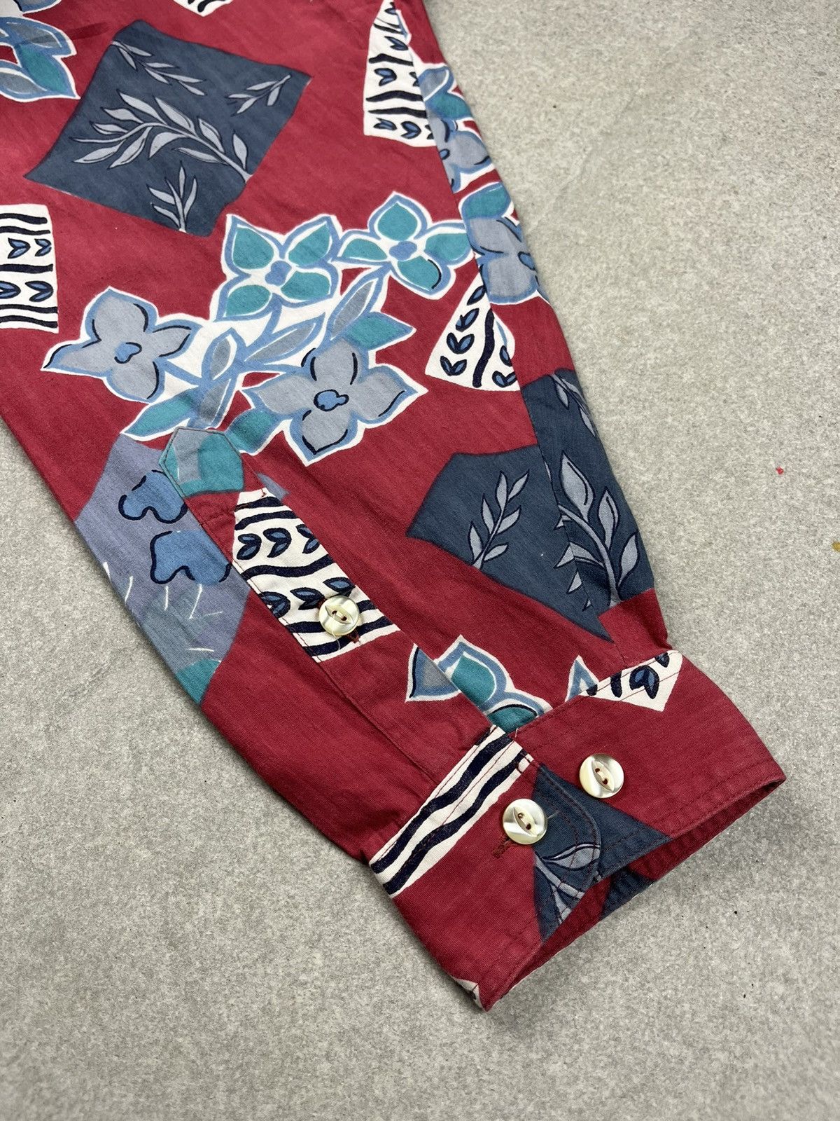 Other The Flagship vintage 90s abstract art button up crazy shirt Size US XL / EU 56 / 4 - 7 Thumbnail
