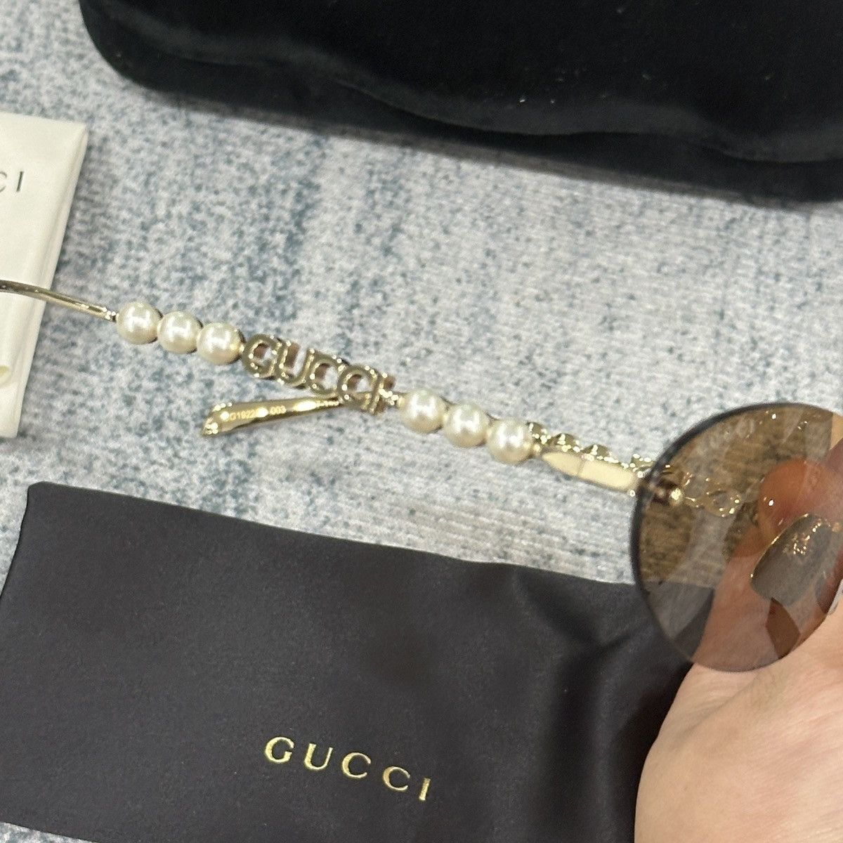 Gucci GUCCI GG1922S 003 SUNGLASSES Size ONE SIZE - 6 Thumbnail