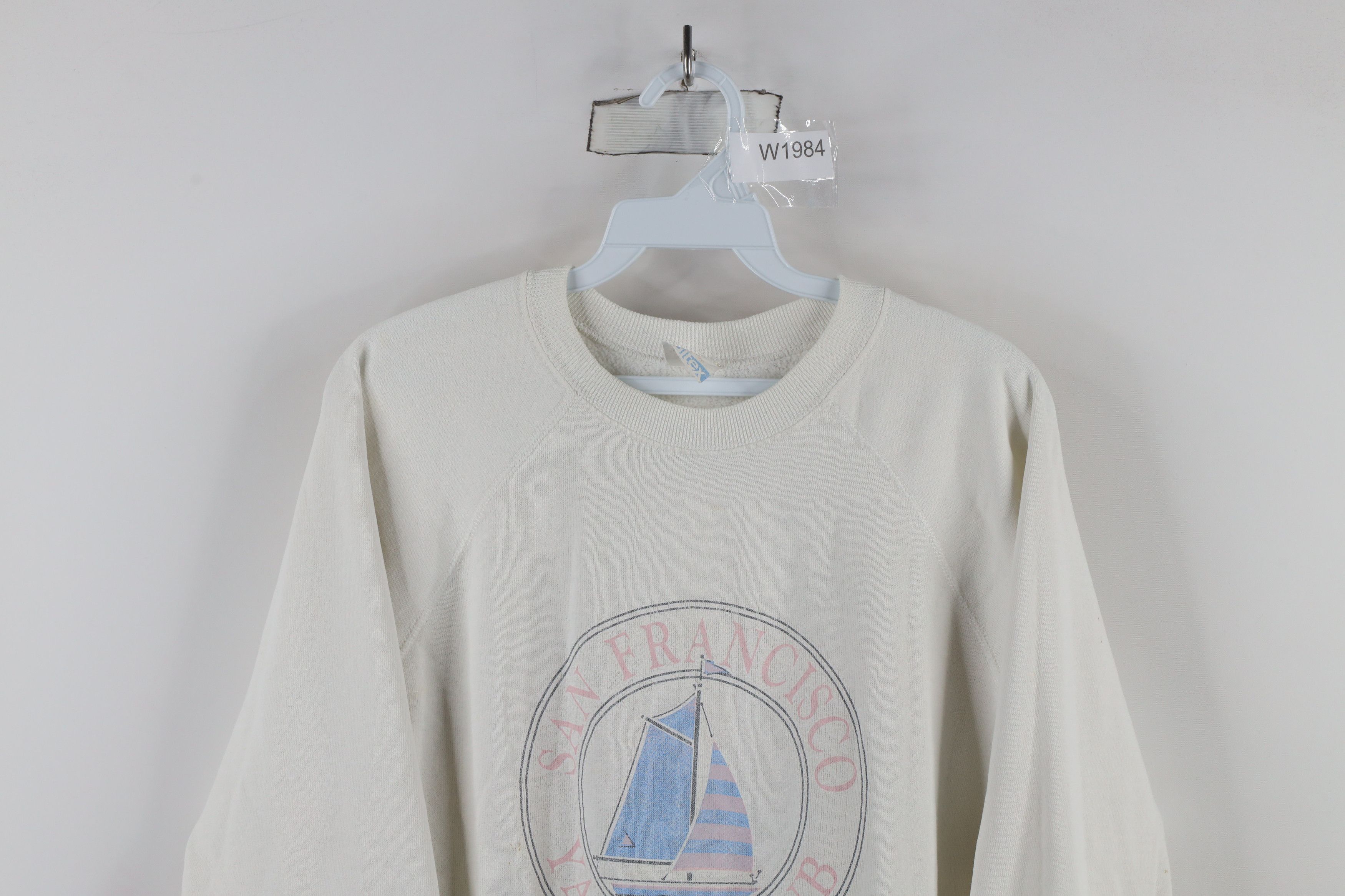 Vintage Vintage 90s Streetwear Francisco Yacht Club Sweatshirt USA Size XL / US 12-14 / IT 48-50 - 2 Thumbnail