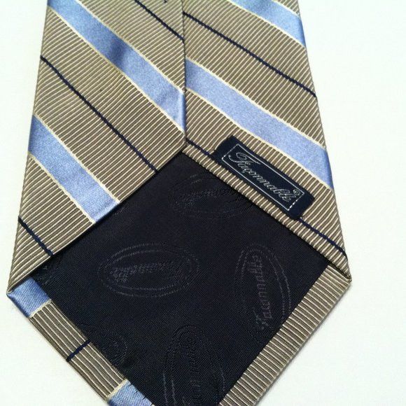 Faconnable FACONNABLE MENS NEW SILK TIE WIDTH: 4" MADE IN FRANCE Size ONE SIZE - 5 Thumbnail