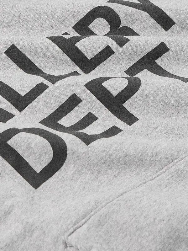 Gallery Dept. o1mle0226 Center Logo Hoodie In Gray Size US S / EU 44-46 / 1 - 4 Thumbnail