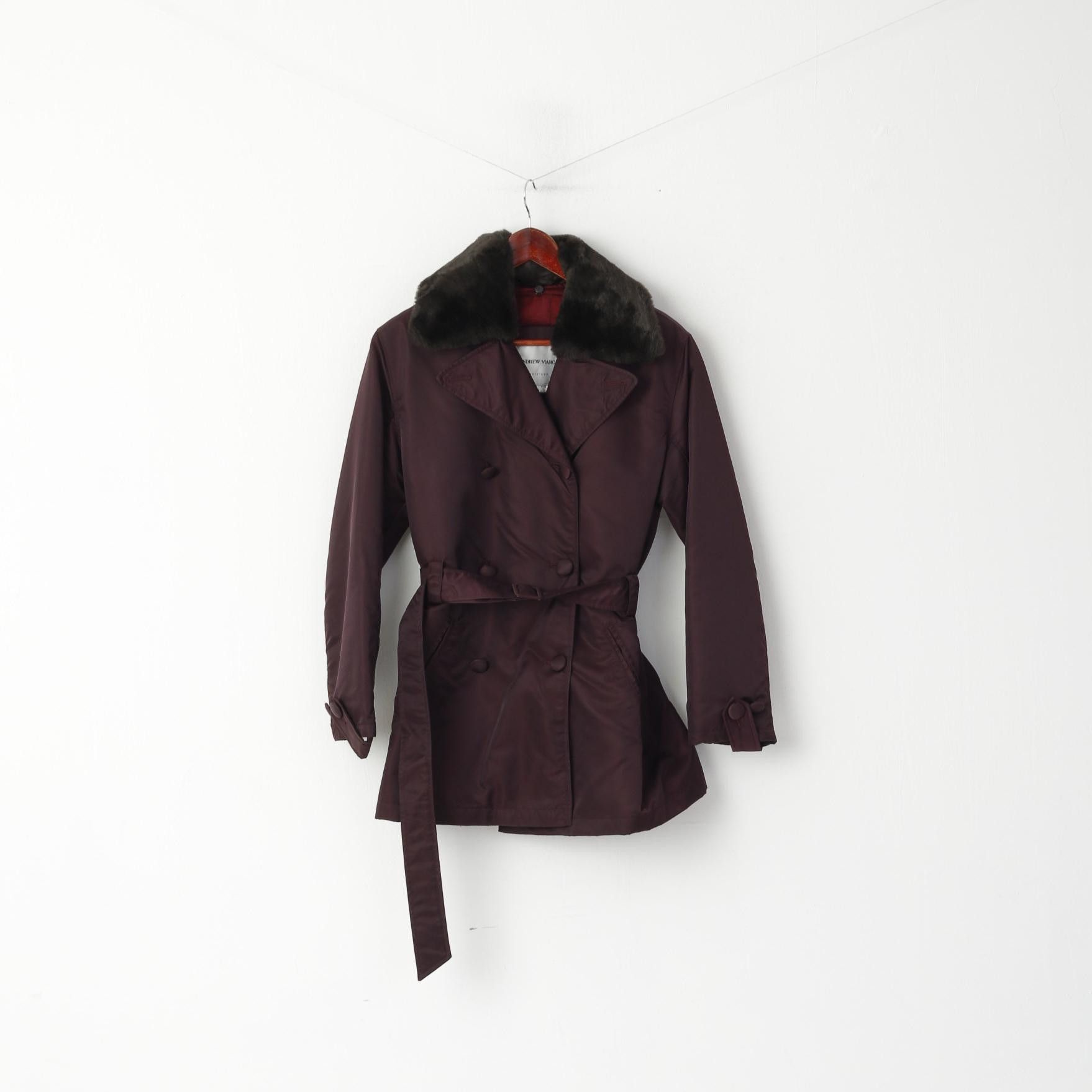 Andrew Marc Andrew Marc Additions Women M Jacket Plum 0446 Size M / US 6-8 / IT 42-44 - 2 Thumbnail